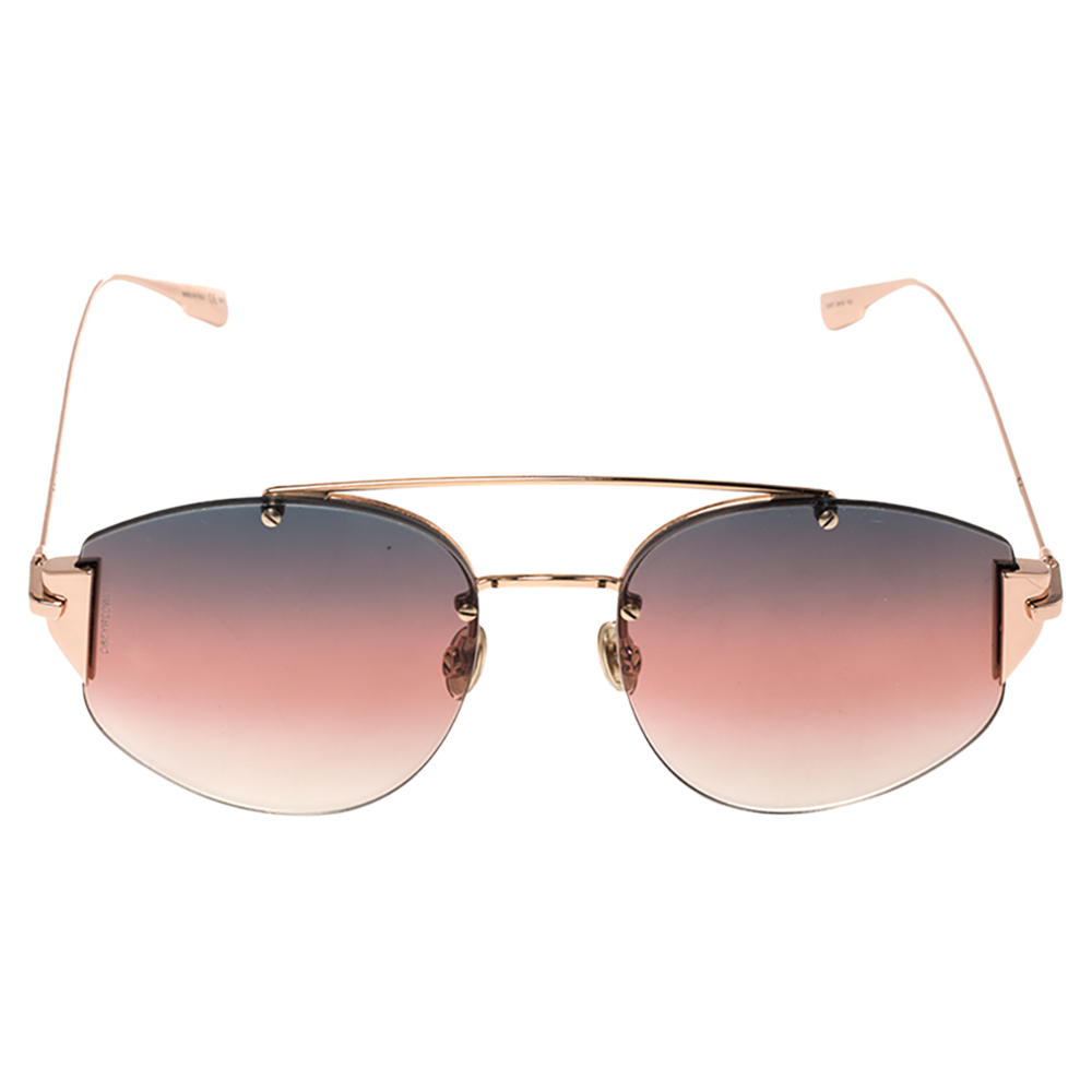 

Dior Pink/Rose Gold Metal DiorStronger Gradient Sunglasses