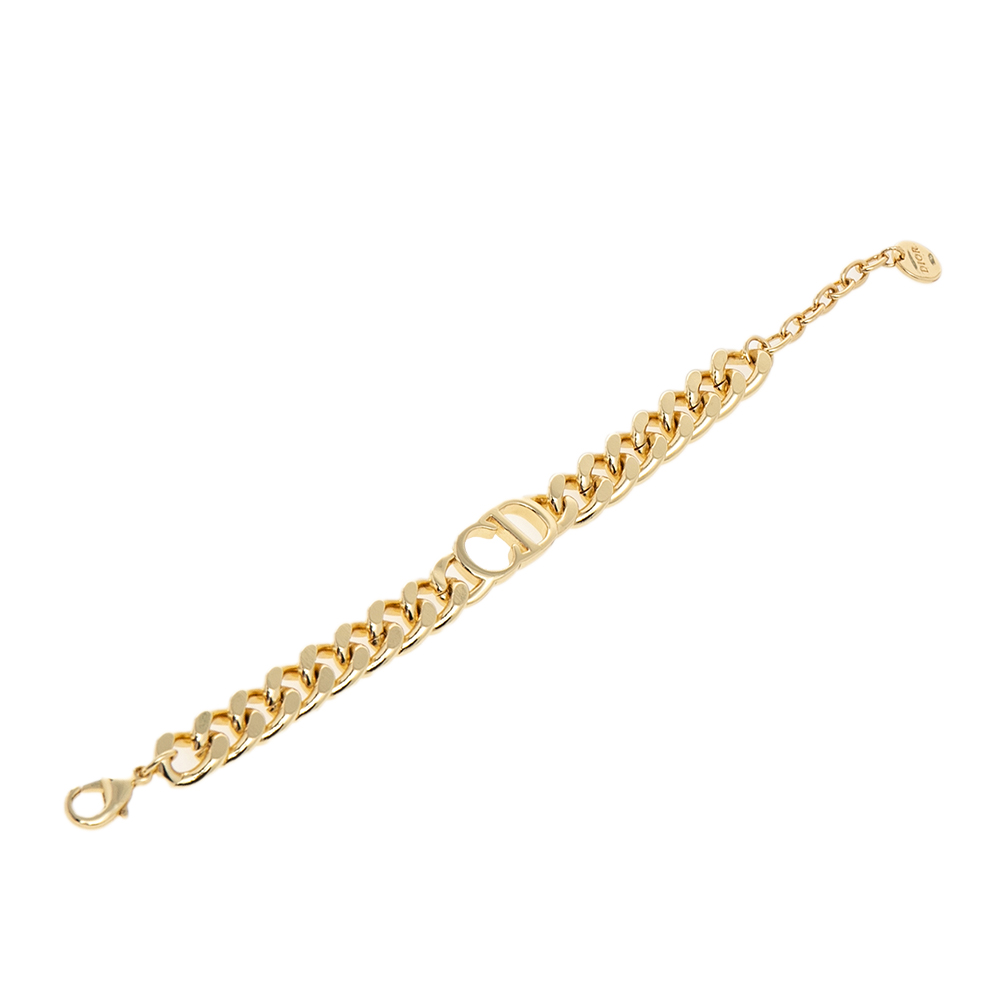 

Dior Gold Tone CD Logo Danseuse Étoile Bracelet