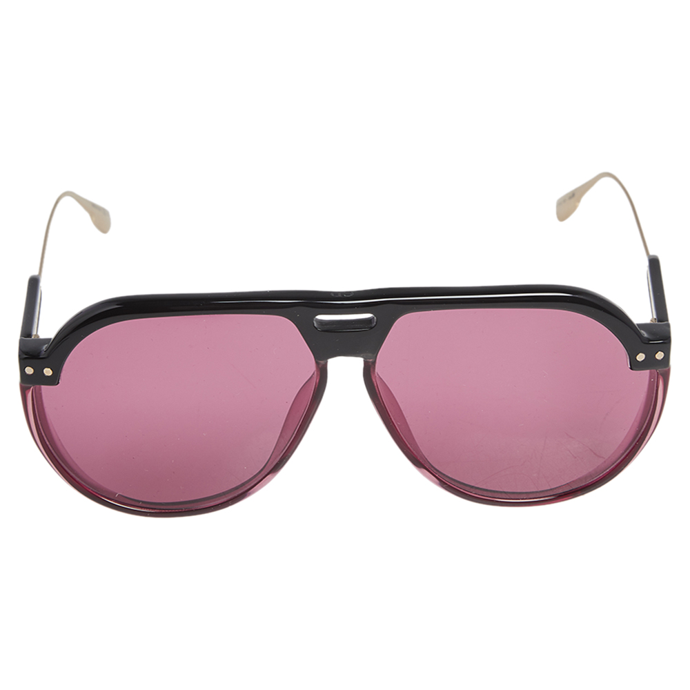 

Dior Black/ Pink DiorClub3 Aviator Sunglasses