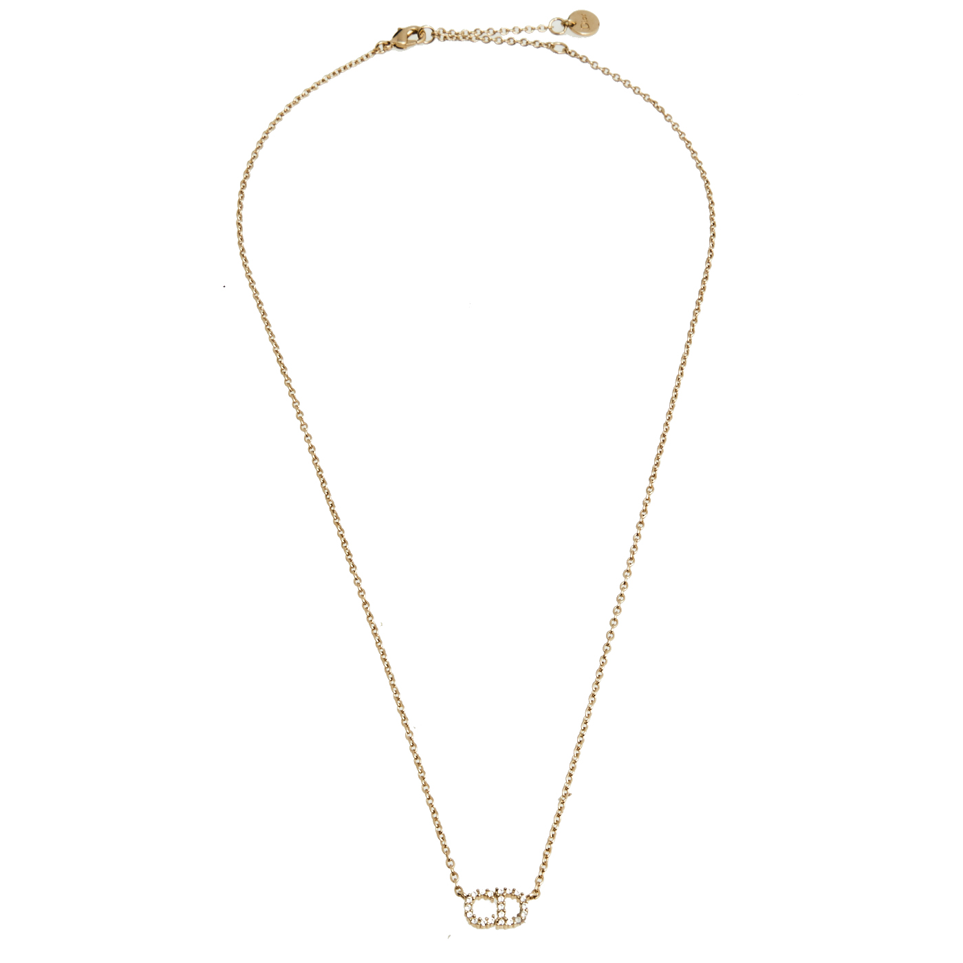 

Dior Gold Tone Clair D Lune Pendant Necklace