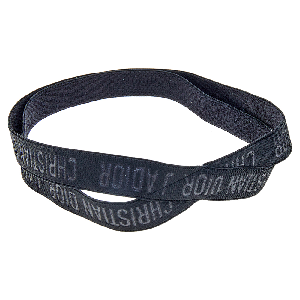 

Dior Black Stretch Double Band J'Adior Headband