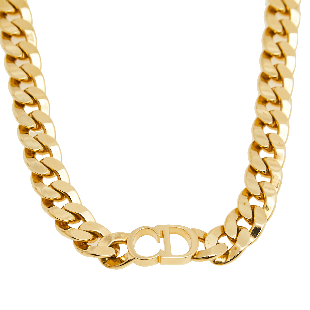 

Dior Gold Tone Danseuse Etoile Choker Necklace