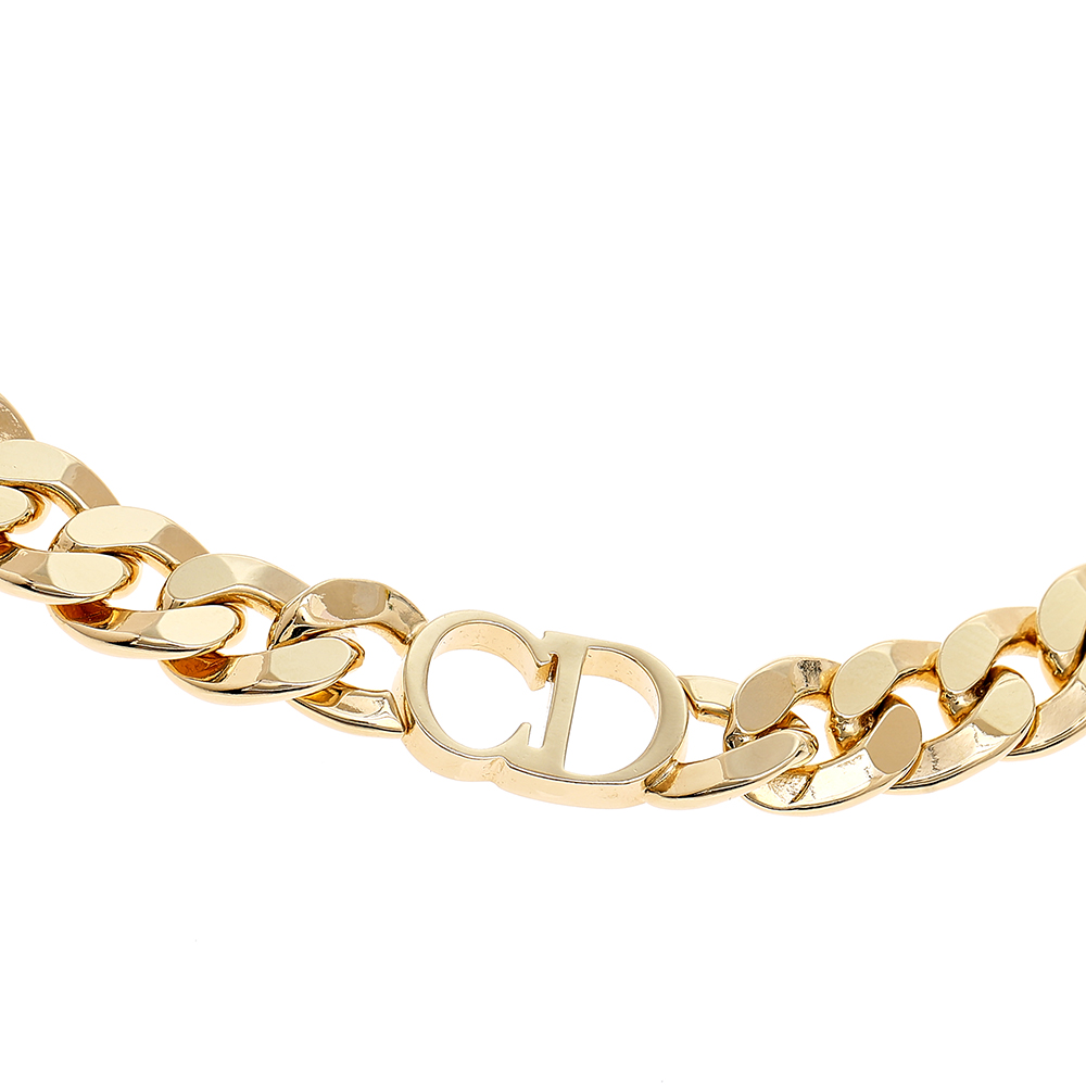 

Dior Gold Tone Danseuse Étoile Choker Necklace