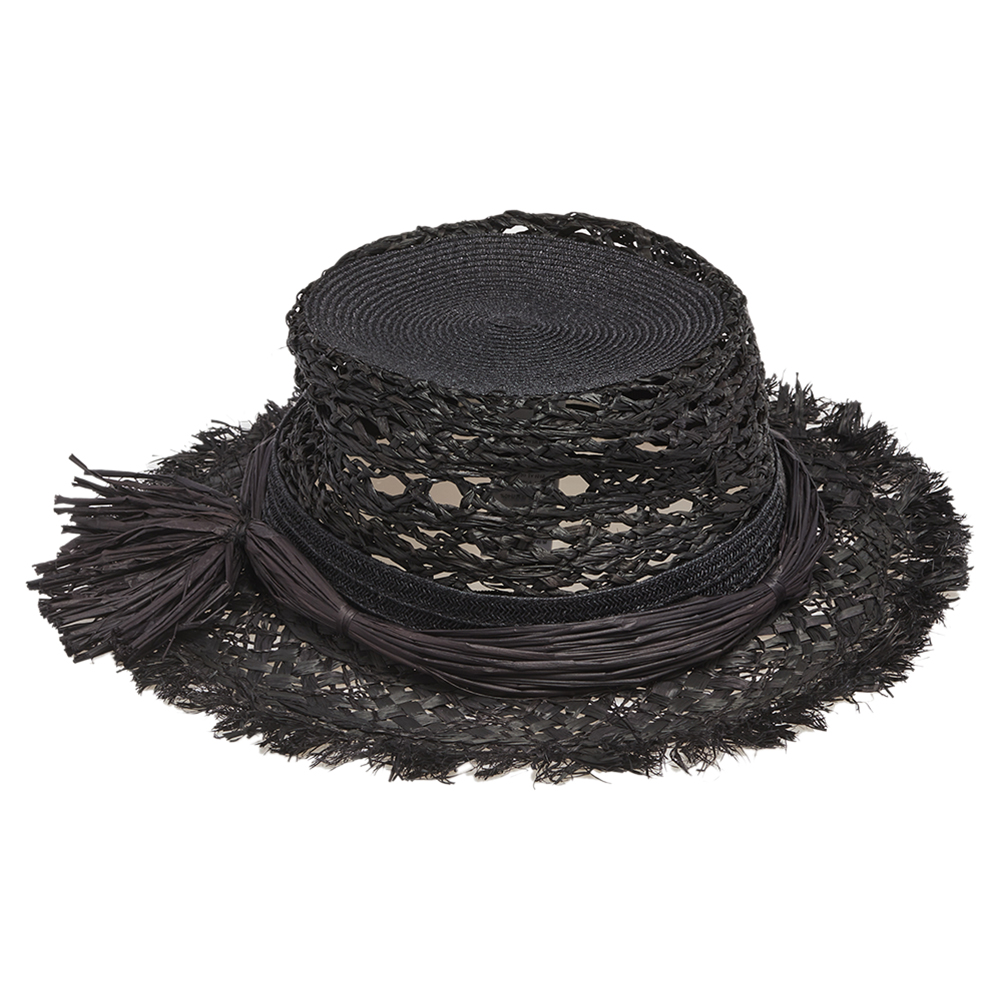 

Dior Dark Grey Woven Jardin Raffia Hat