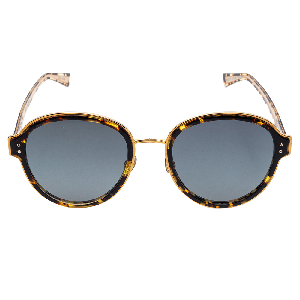 

Dior Black/Brown Tortoise Acetate DiorCelestial Oversized Sunglasses