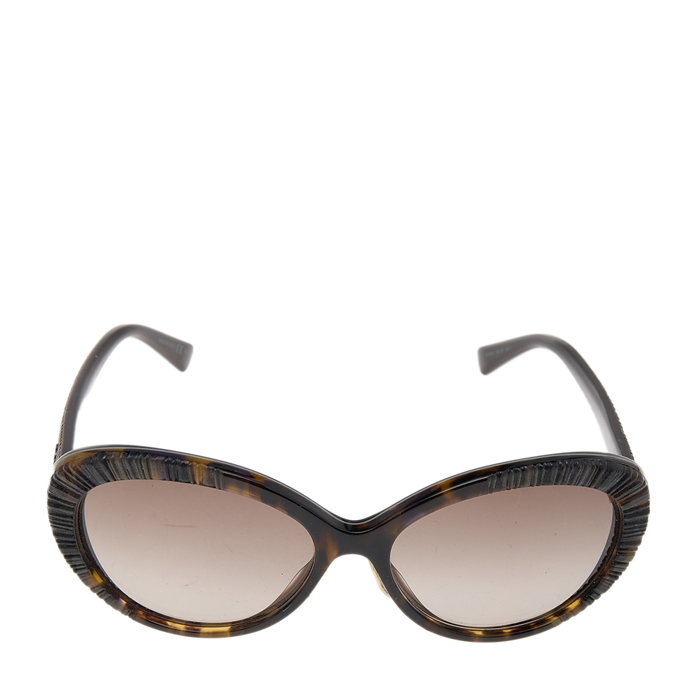 

Dior Taffetas3 Brown Havana/Brown Gradient Oval Sunglasses
