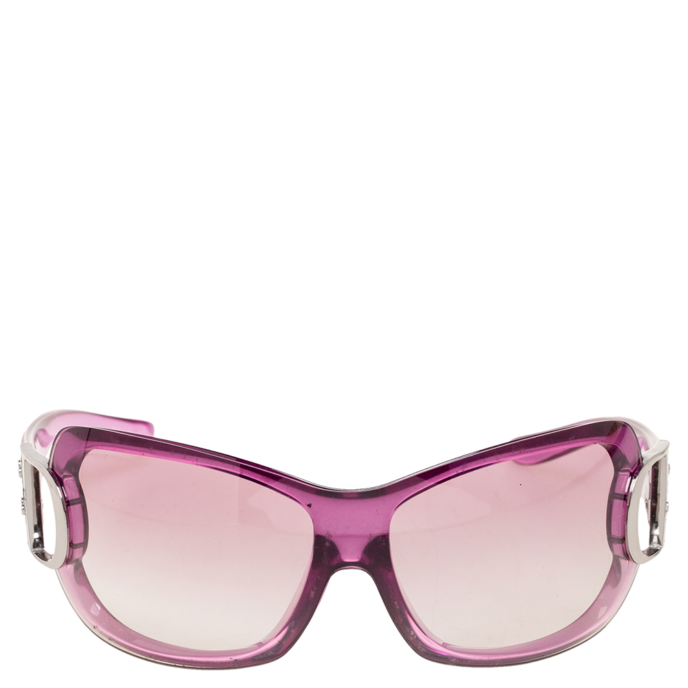 

Christian Dior Silver Tone/Purple Gradient Airspeed 2 AUMW5 Shield Sunglasses