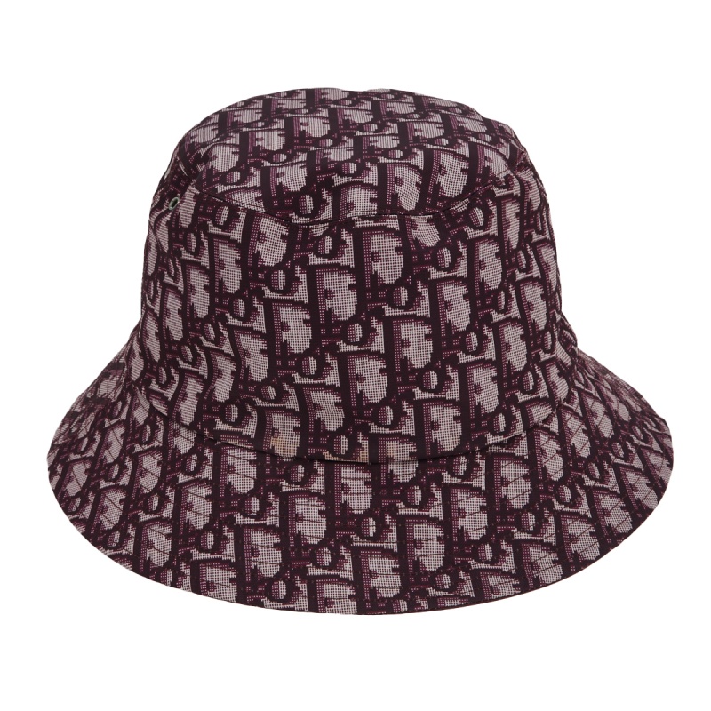 

Christian Dior Burgundy Oblique Teddy-D Brim Reversible Bucket Hat 56