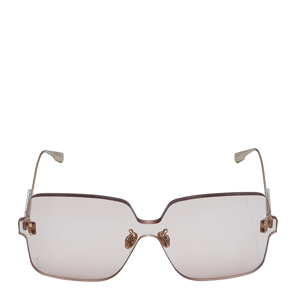 

Dior Gold Tone/ Pale Pink DiorColorQuake1 Rimless Sunglasses