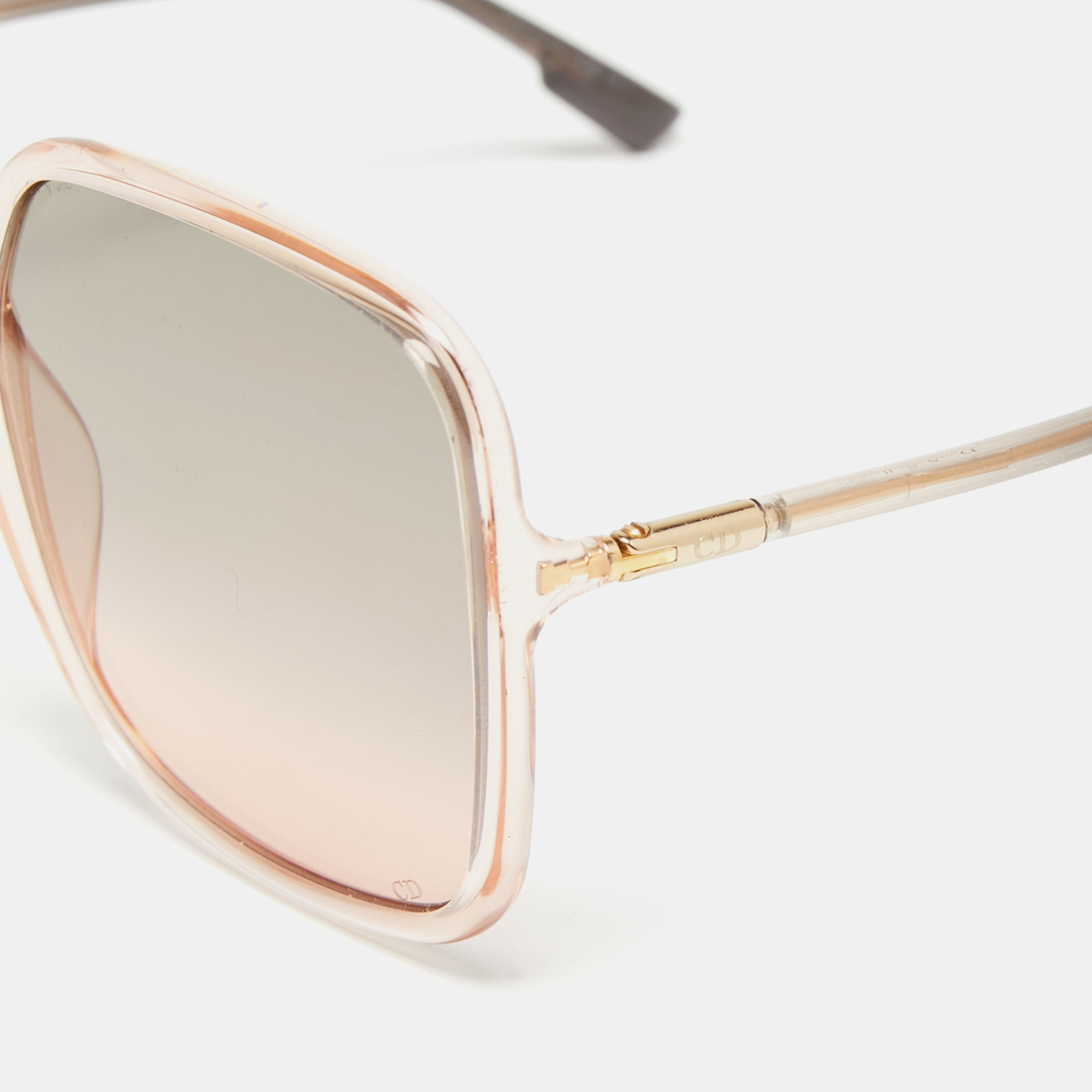 

Dior Pink DiorSoStellaire1 Oversized Square Gradient Sunglasses, Orange