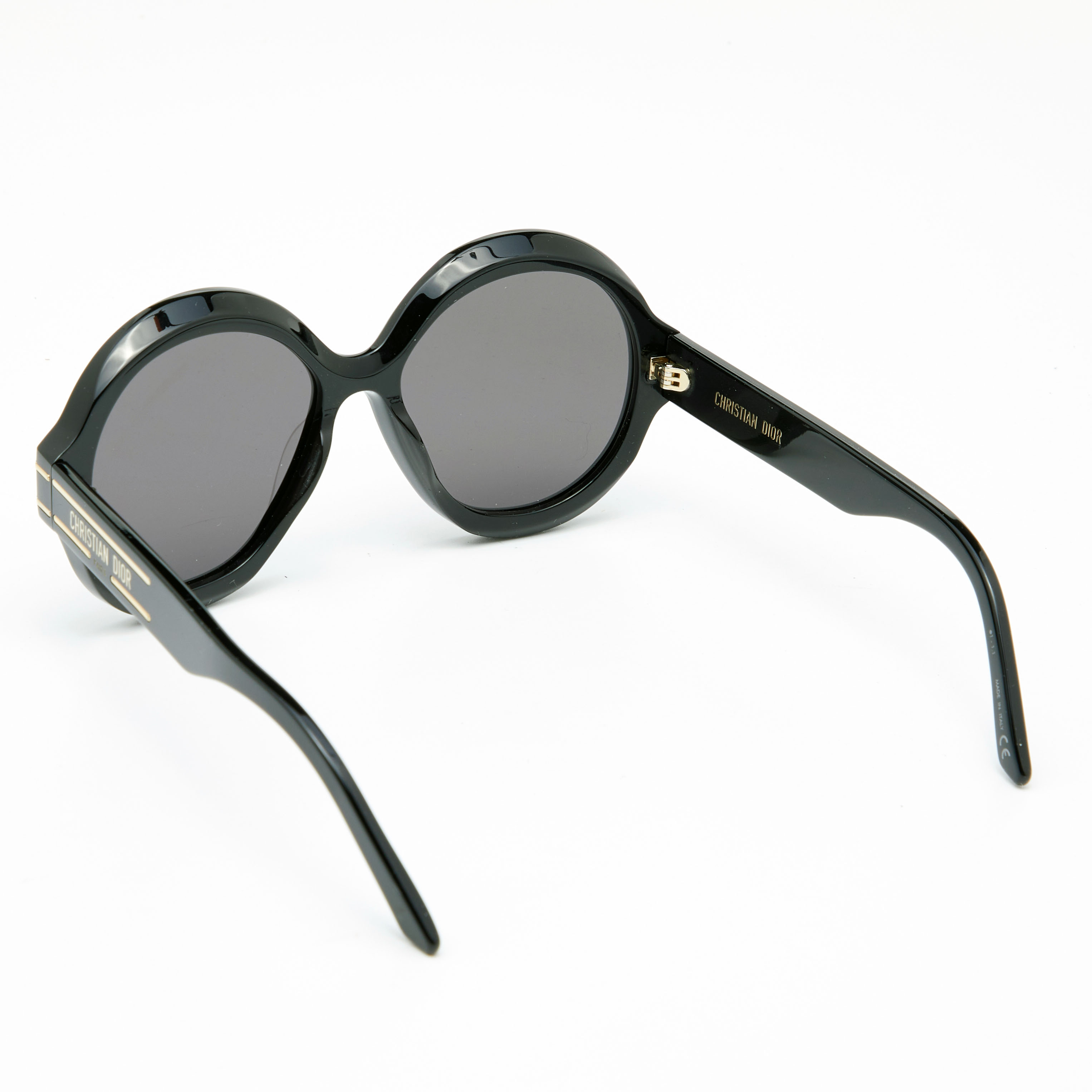 

Dior Black/ Grey DiorSignature R1U Round Sunglasses