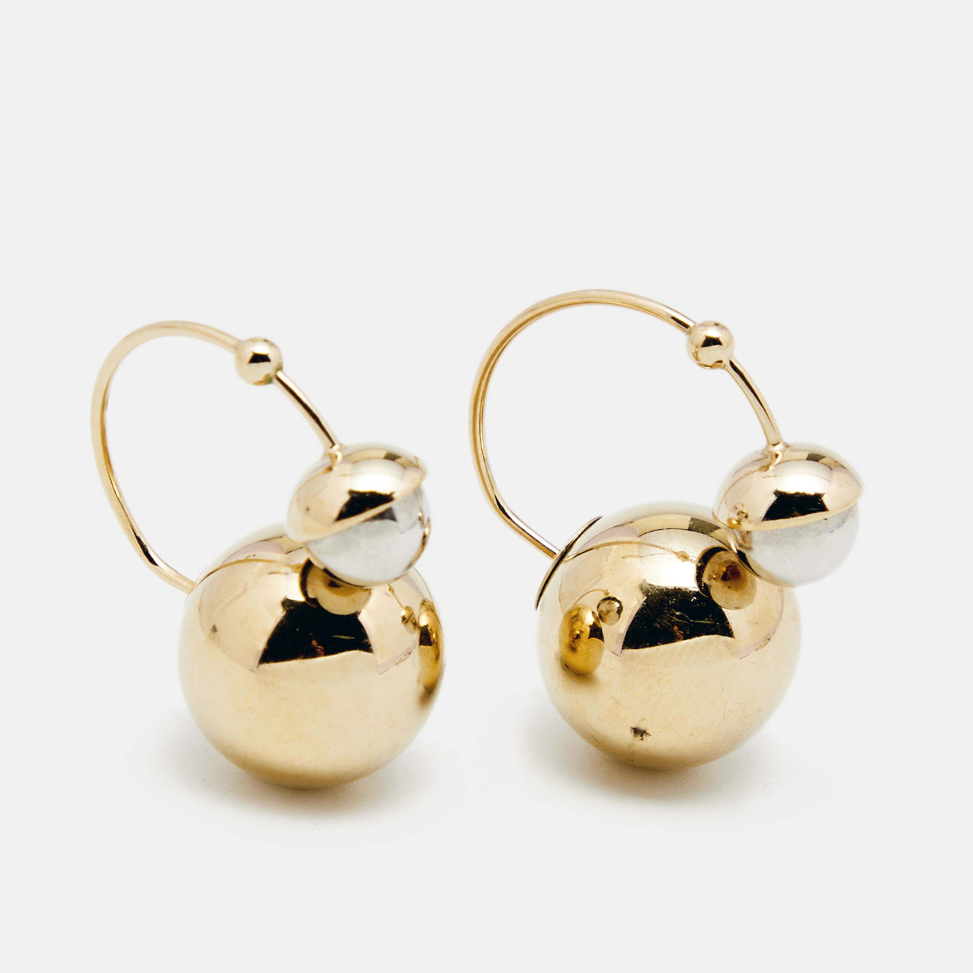 

Dior Ultradior Gold Tone Palladium Plated Drop Earrings