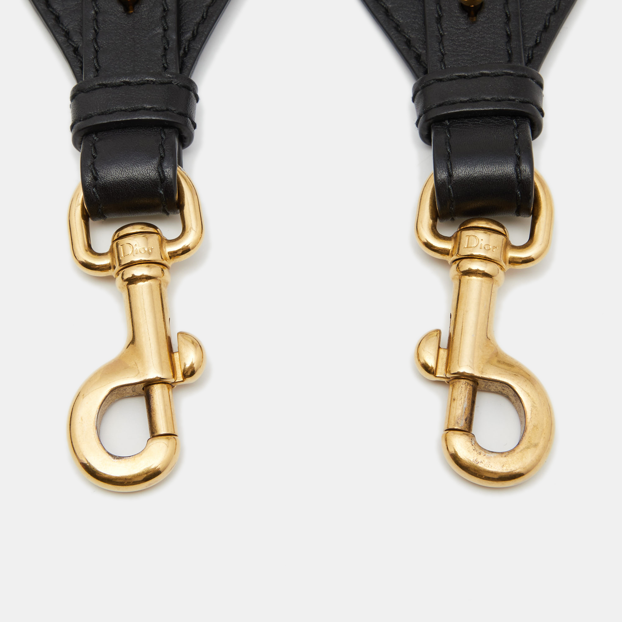 

Dior Multicolor Embroidered Canvas and Leather Studded Shoulder Bag Strap