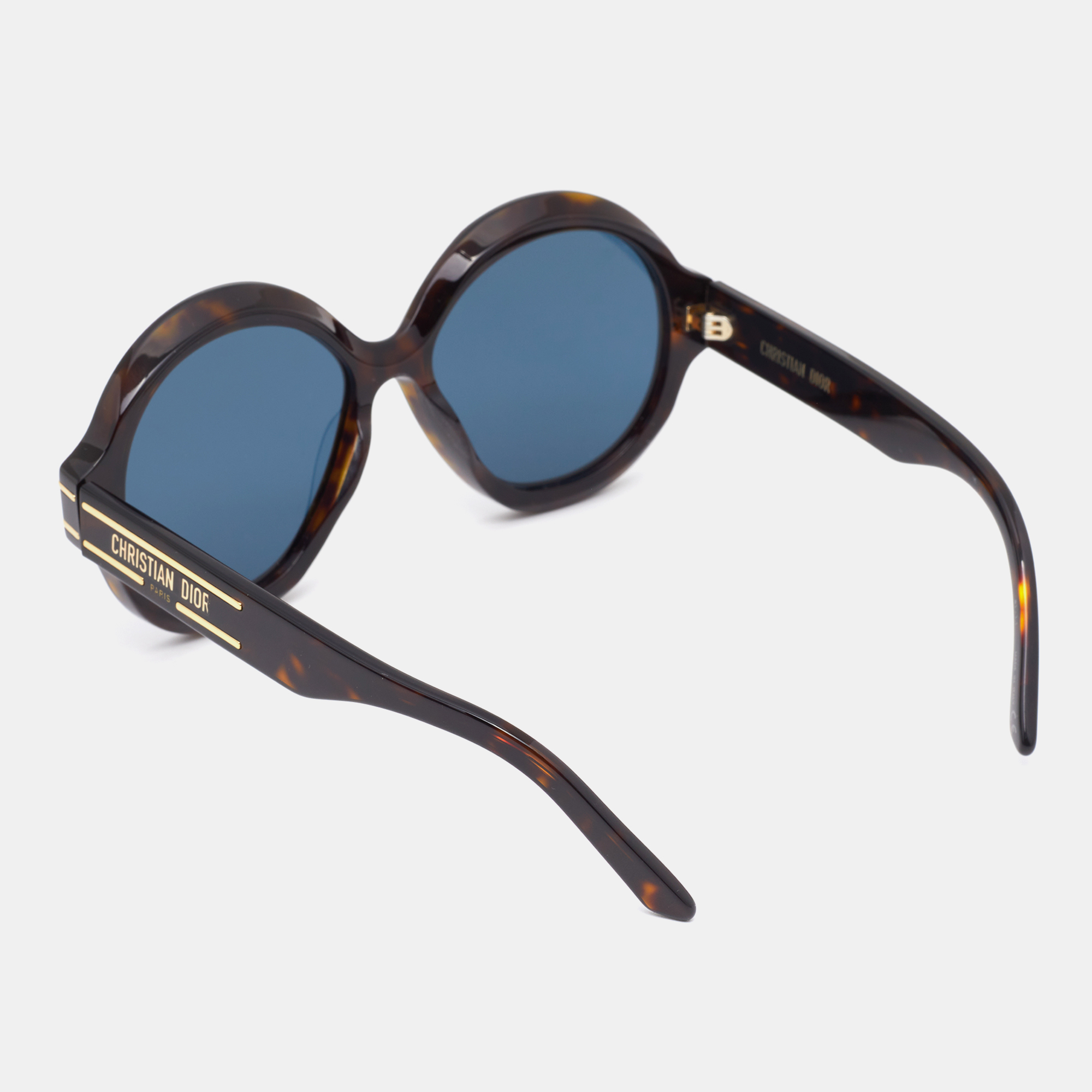 

Dior Brown Havana/Blue DiorSignature R1U 20B0 Oversized Sunglasses