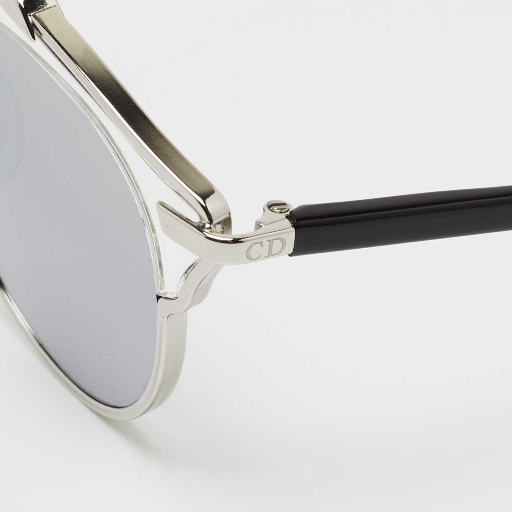 

Dior Silver Tone/Grey Mirrored APPDC SoReal Aviator Sunglasses