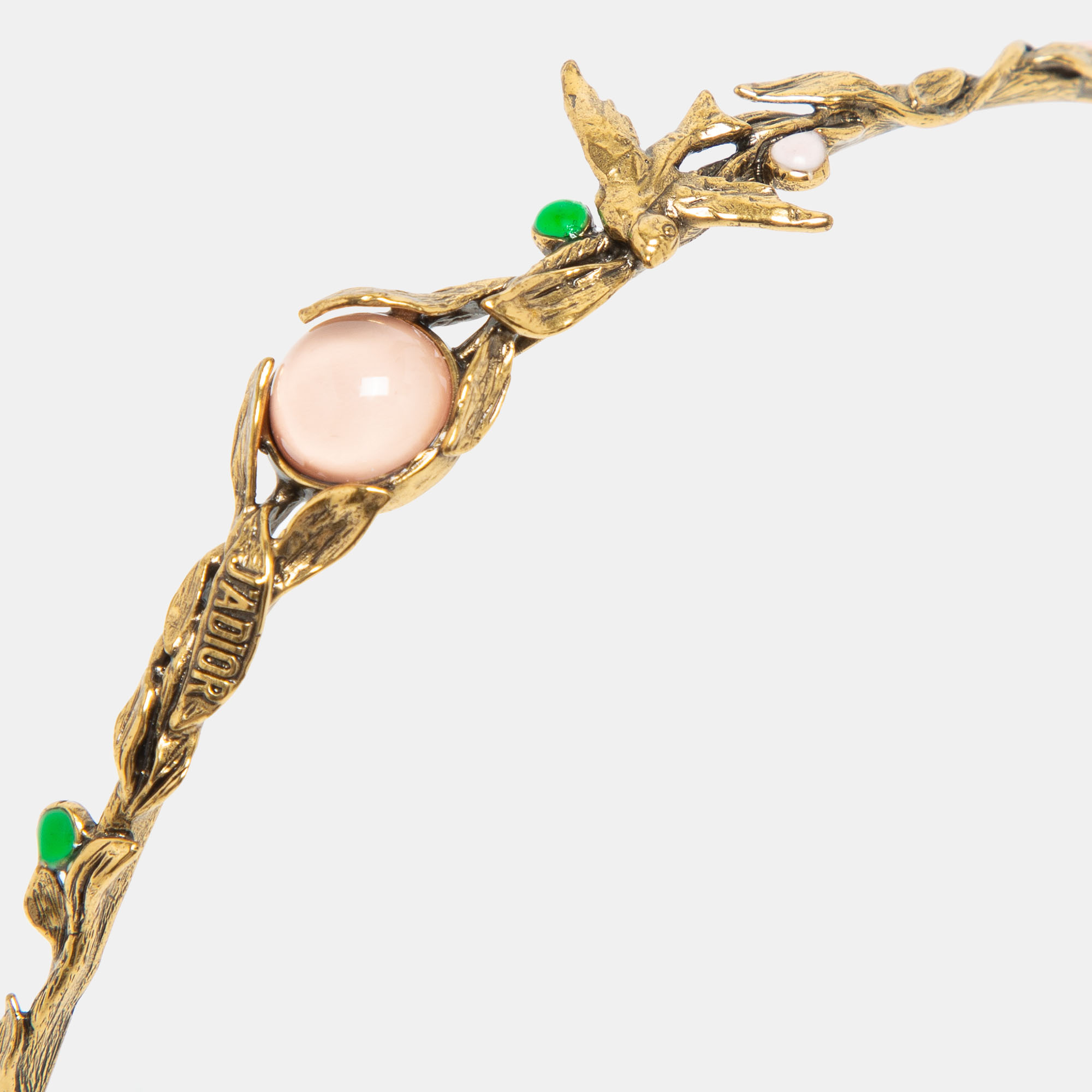 

Dior Antique Gold Tone J'Adior Choker Necklace