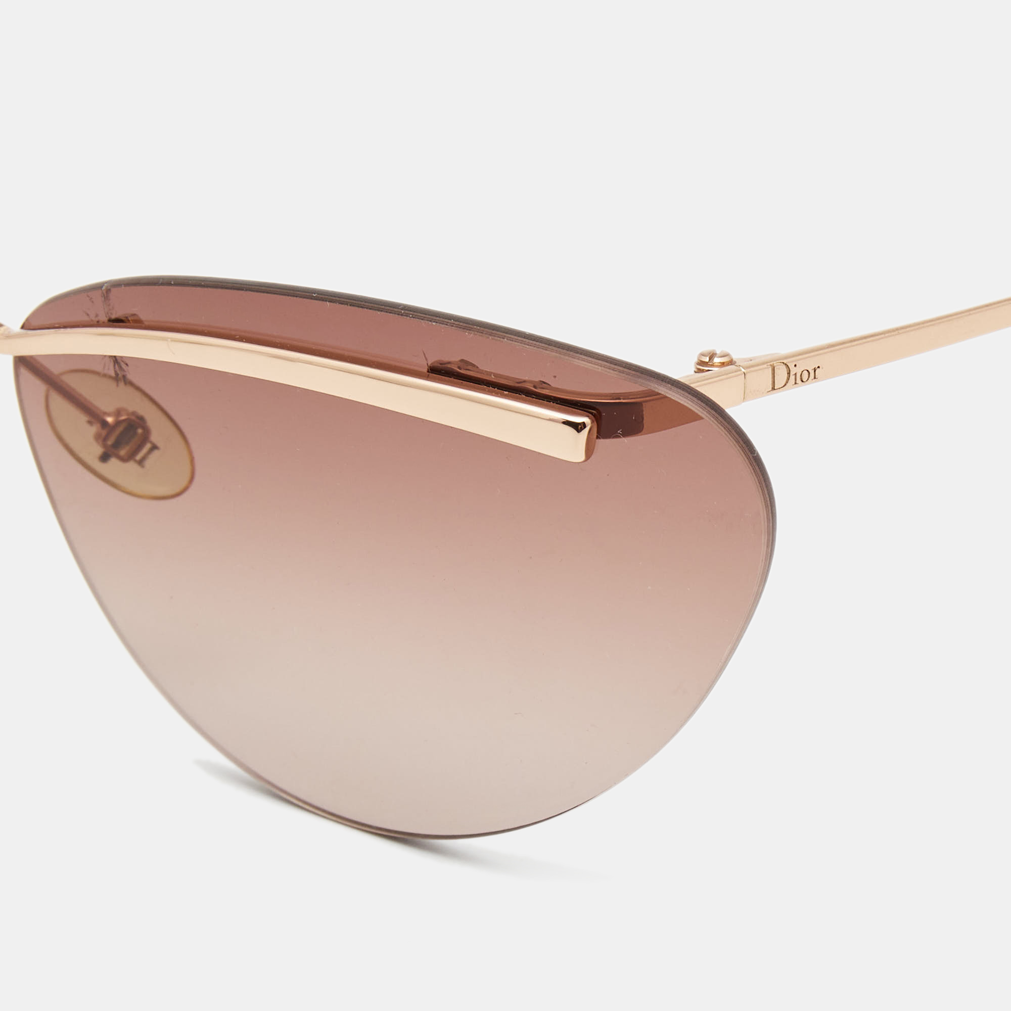 

Dior Brown Diorette Gradient Butterfly Sunglasses