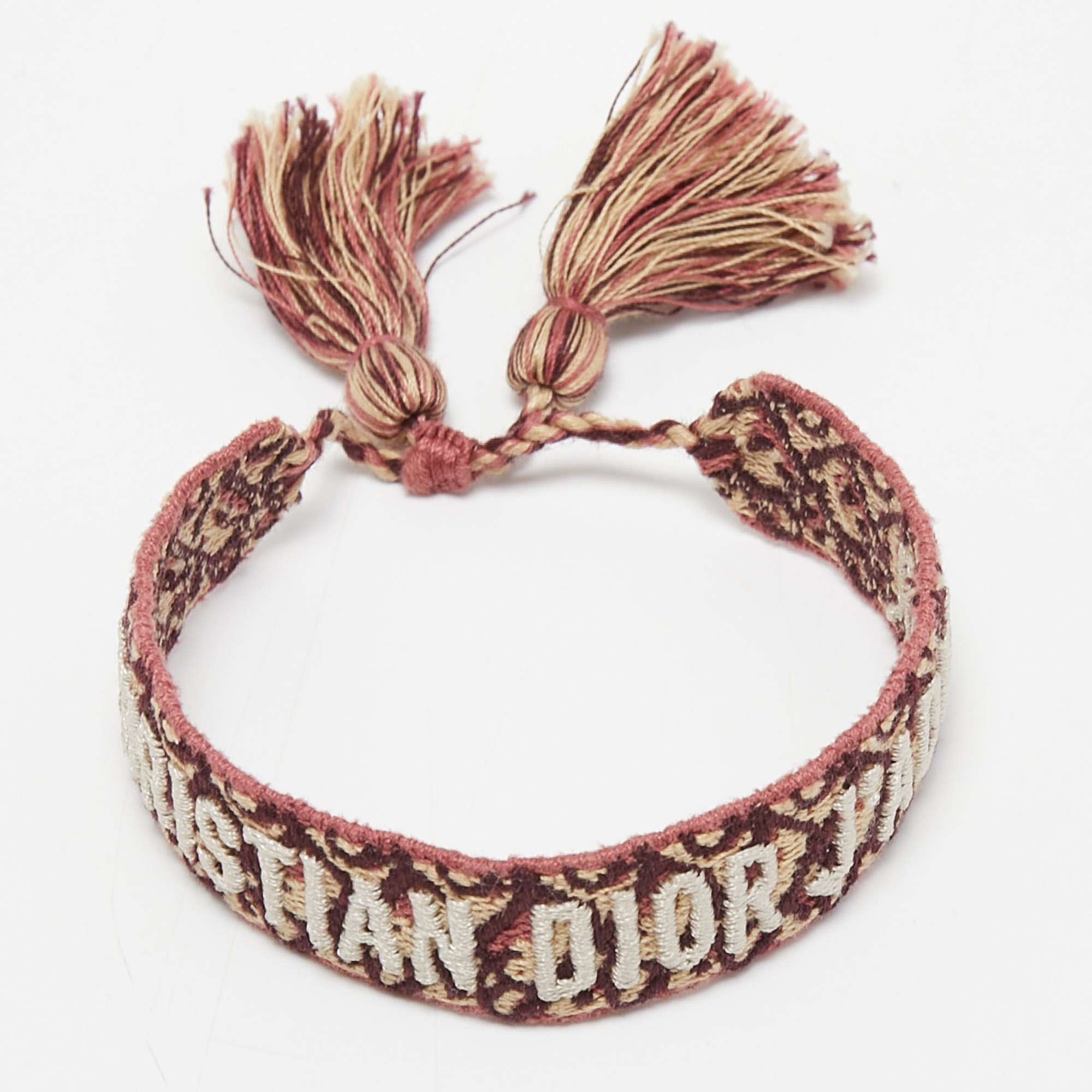 

Dior Multicolor J'adior Woven Fabric Adjustable Bracelet