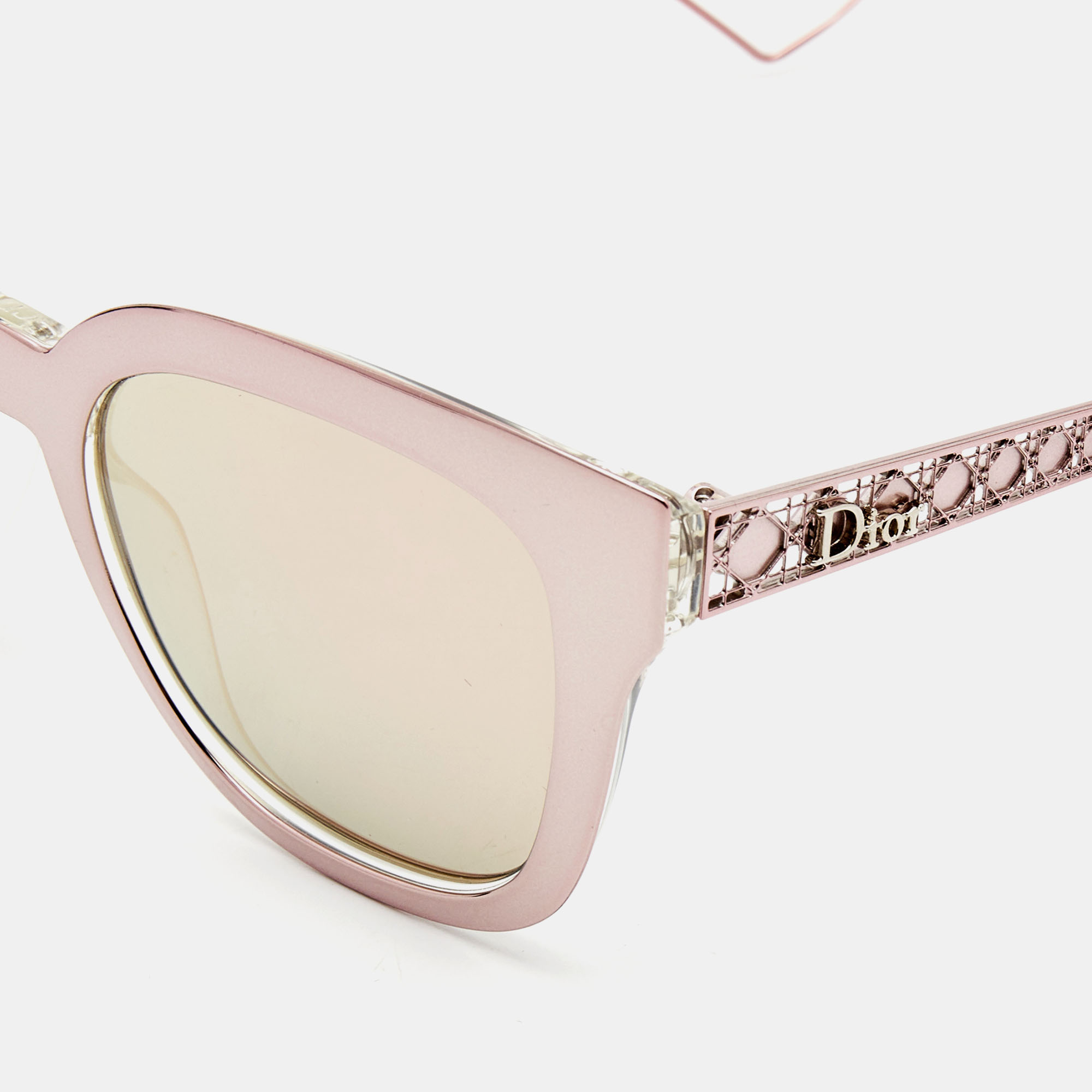 

Dior Pink Diorama1 Mirrored Wayfarer Sunglasses