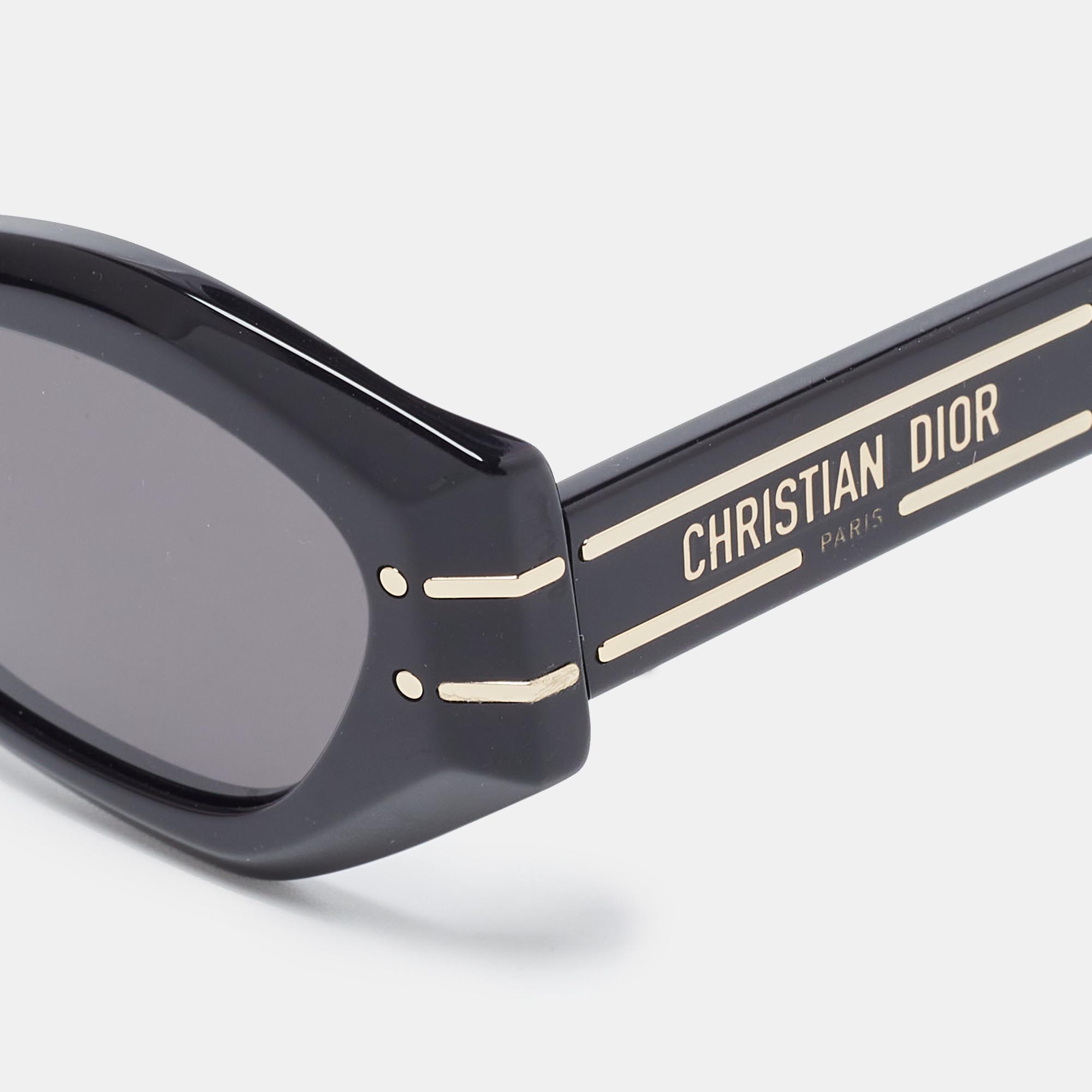

Dior Black Acetate TF41014687 Oval Sunglasses