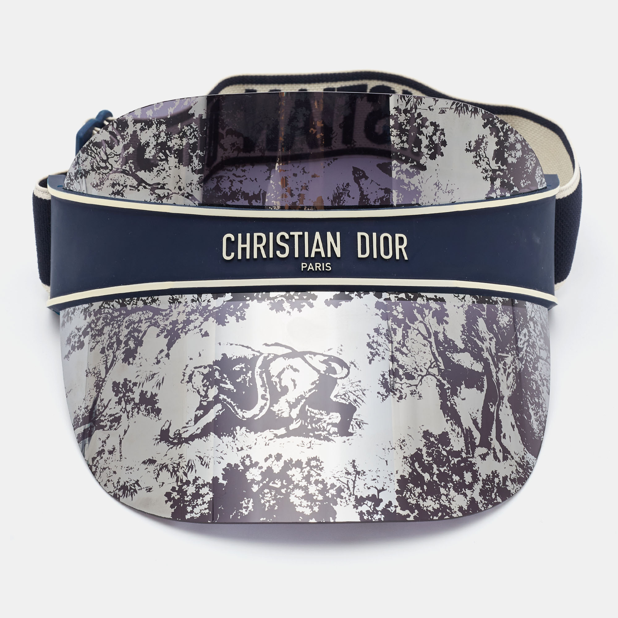 

Dior Blue Mirrored Toile de Jouy DiorClub V1U Visor