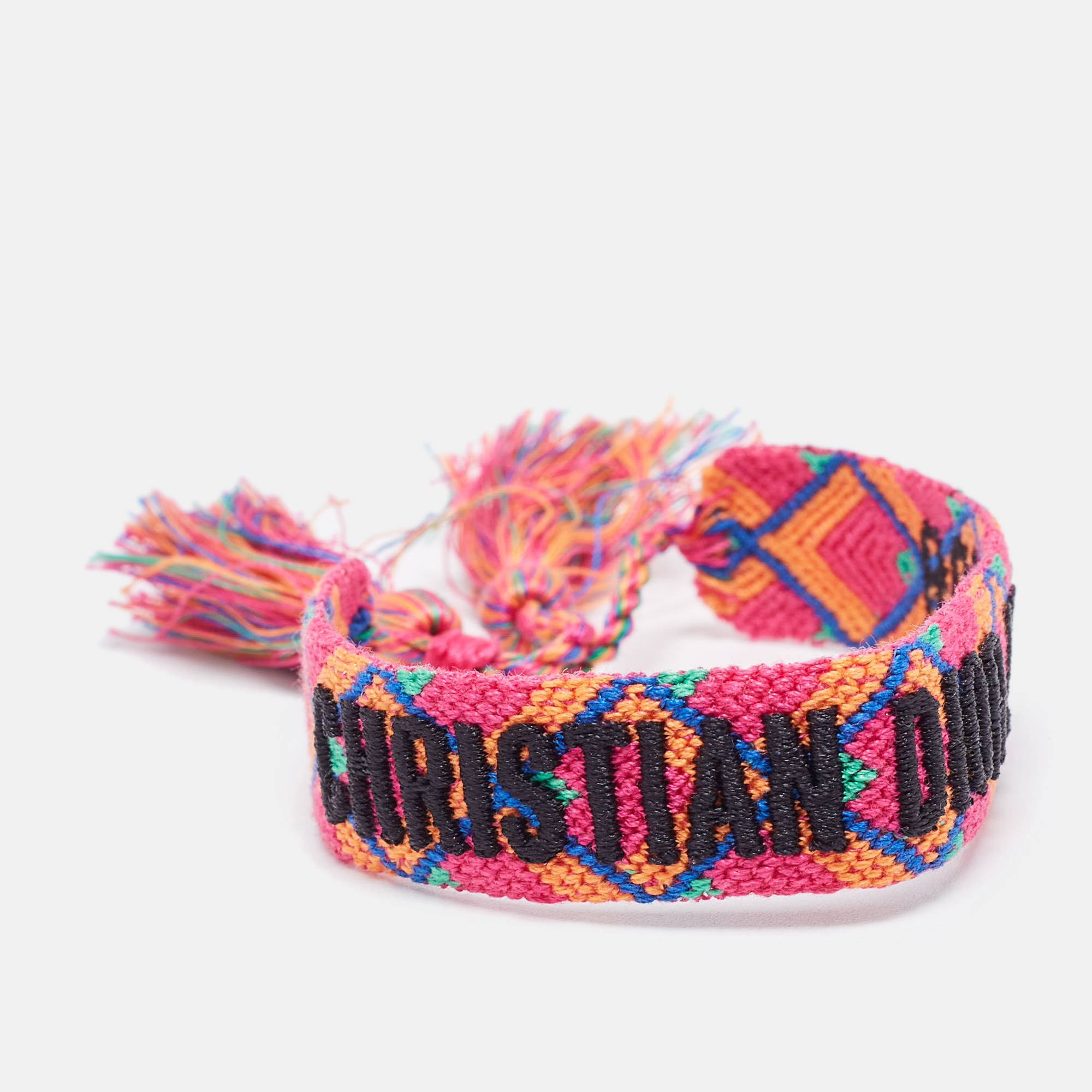 

Dior J'Adior Multicolor Woven Fabric Adjustable Bracelet