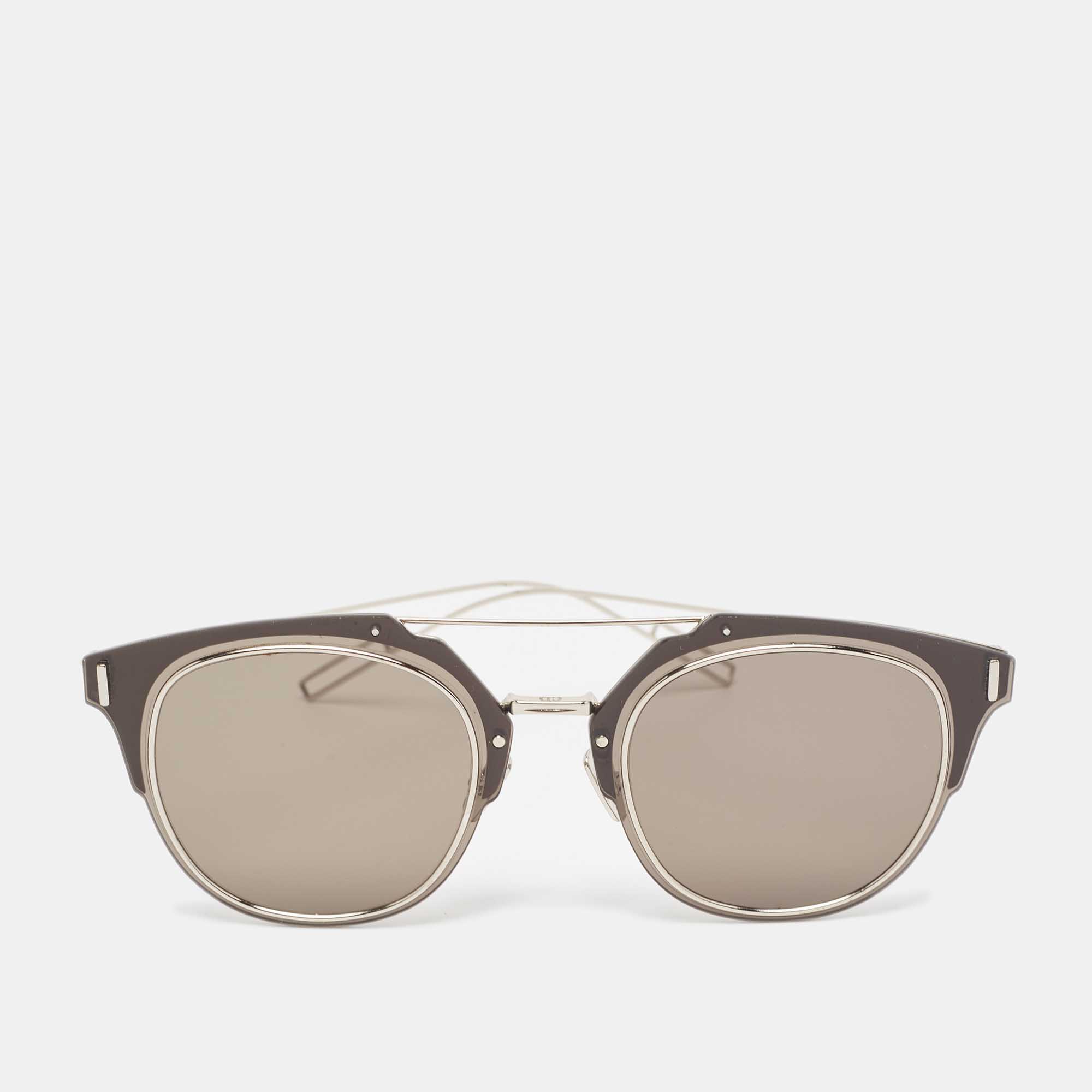 

Dior Homme Silver/Black Composit 1.0 Wayfarer Sunglasses
