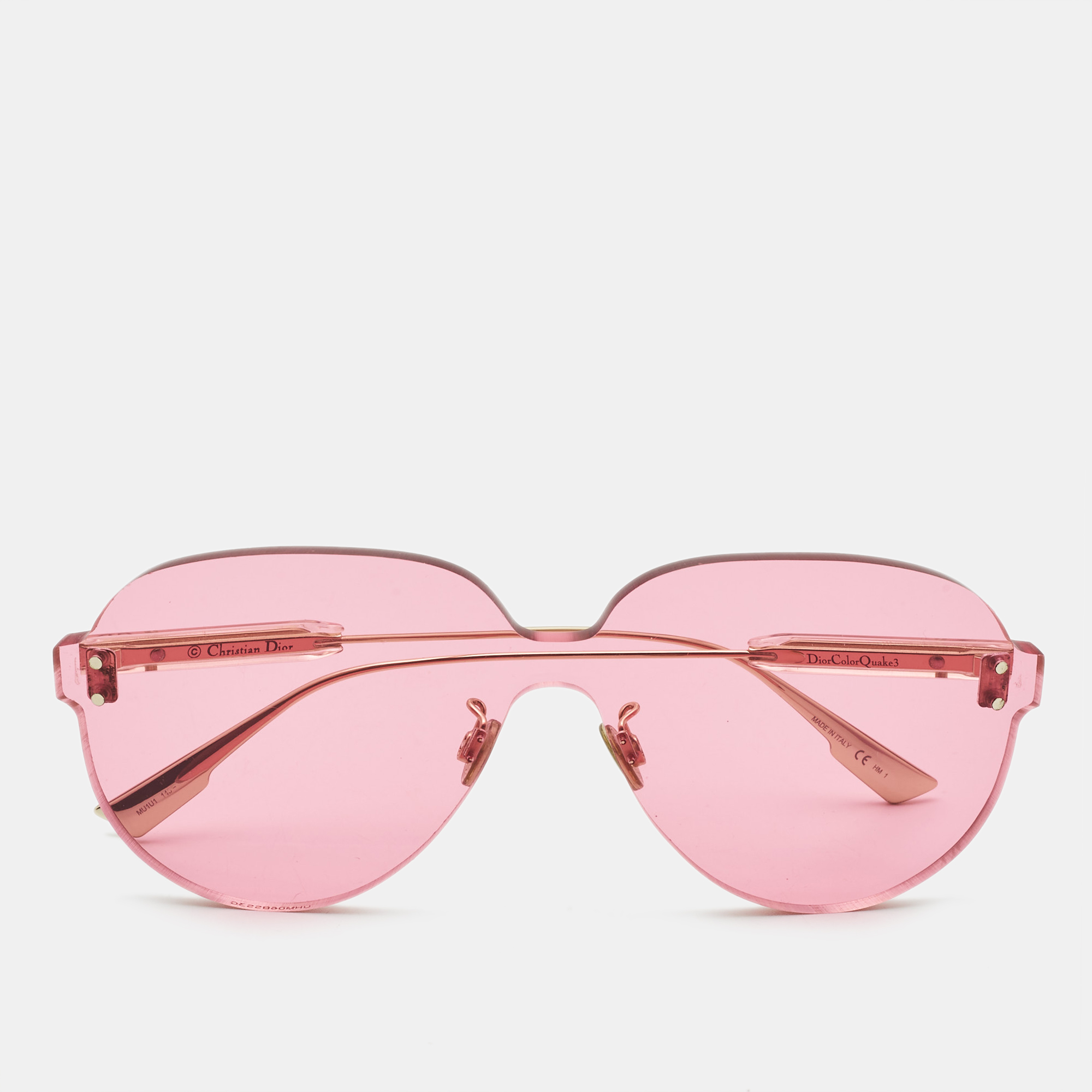 

Dior Pink Tinted Dior Color Quake Aviator Sunglasses