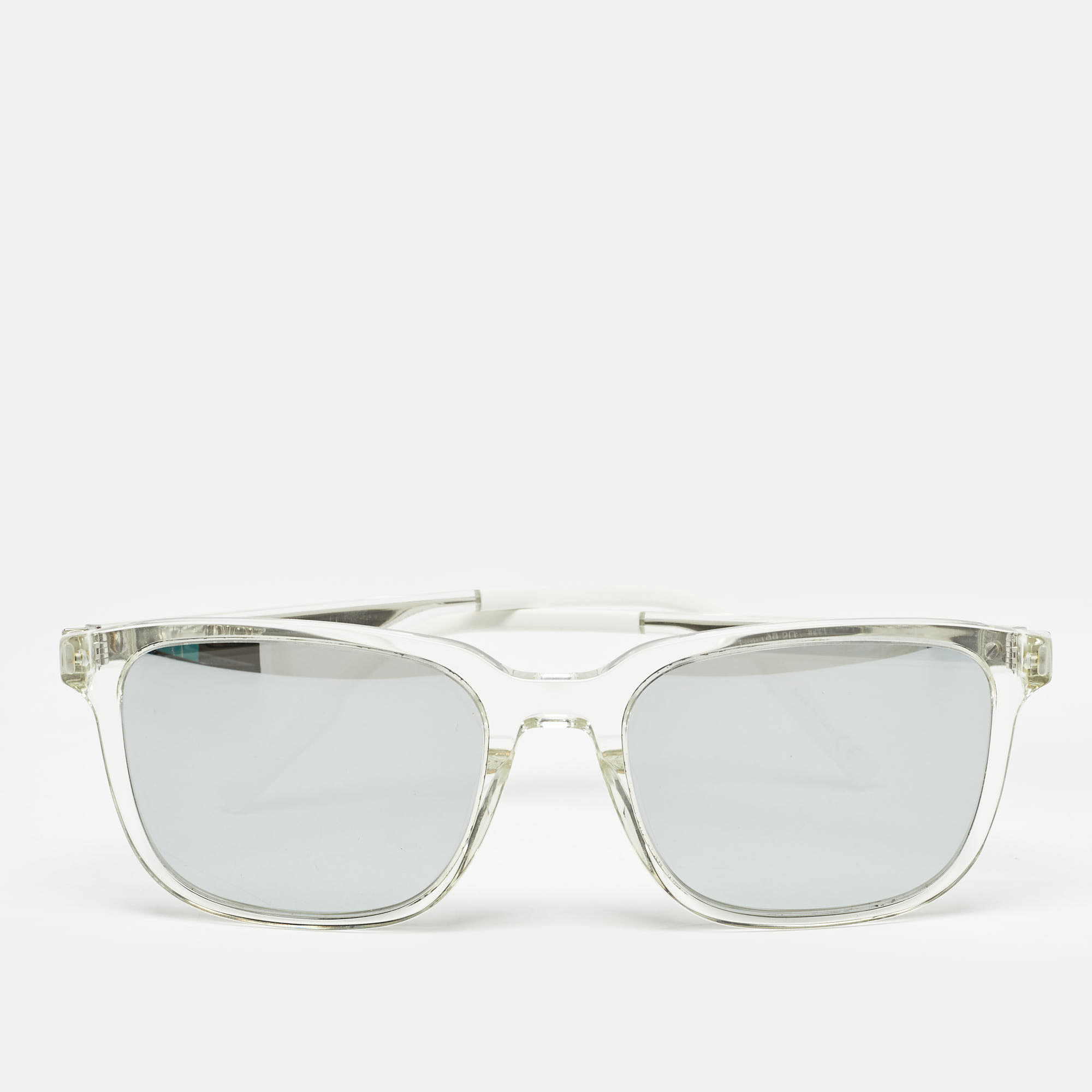 

Dior Silver DiorTag SU Mirrored Rectangle Sunglasses