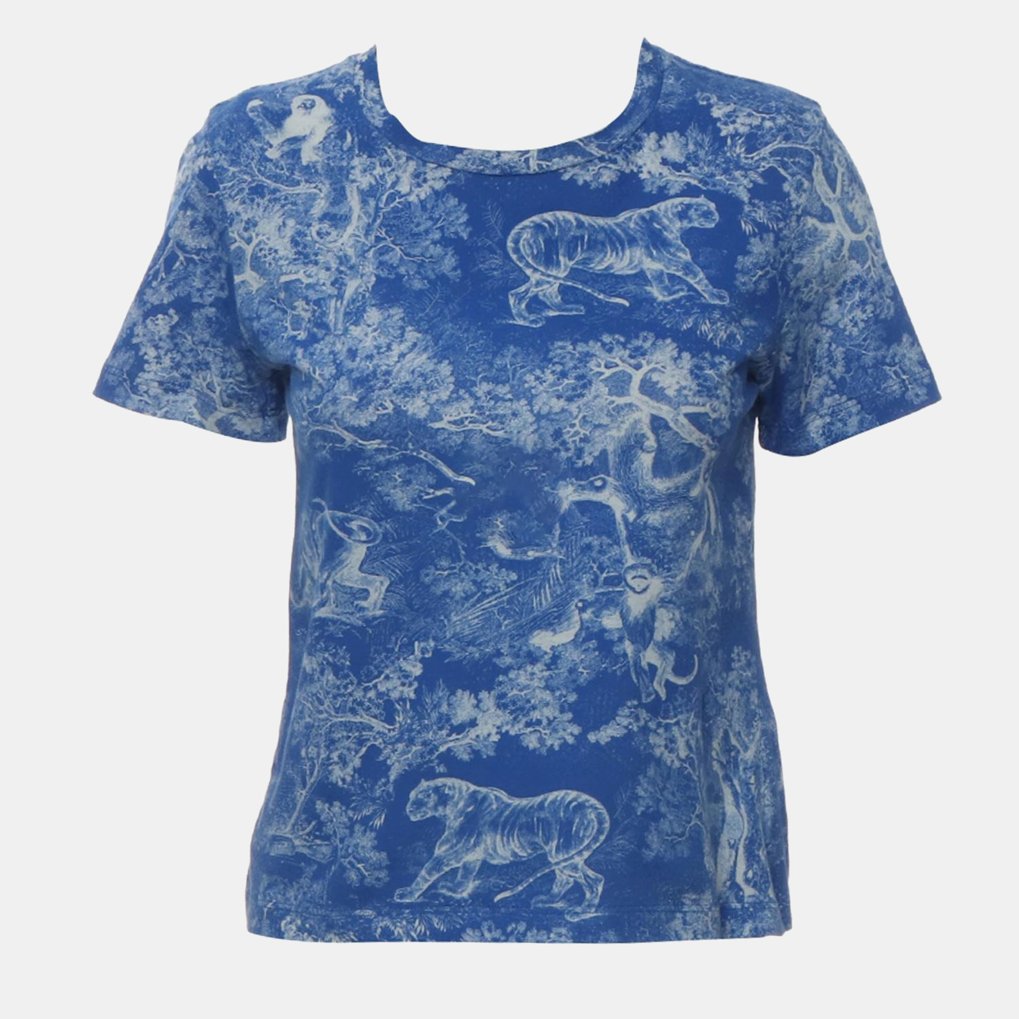 

Dior Blue Cotton Toile De Jouy Riviera Printed Top