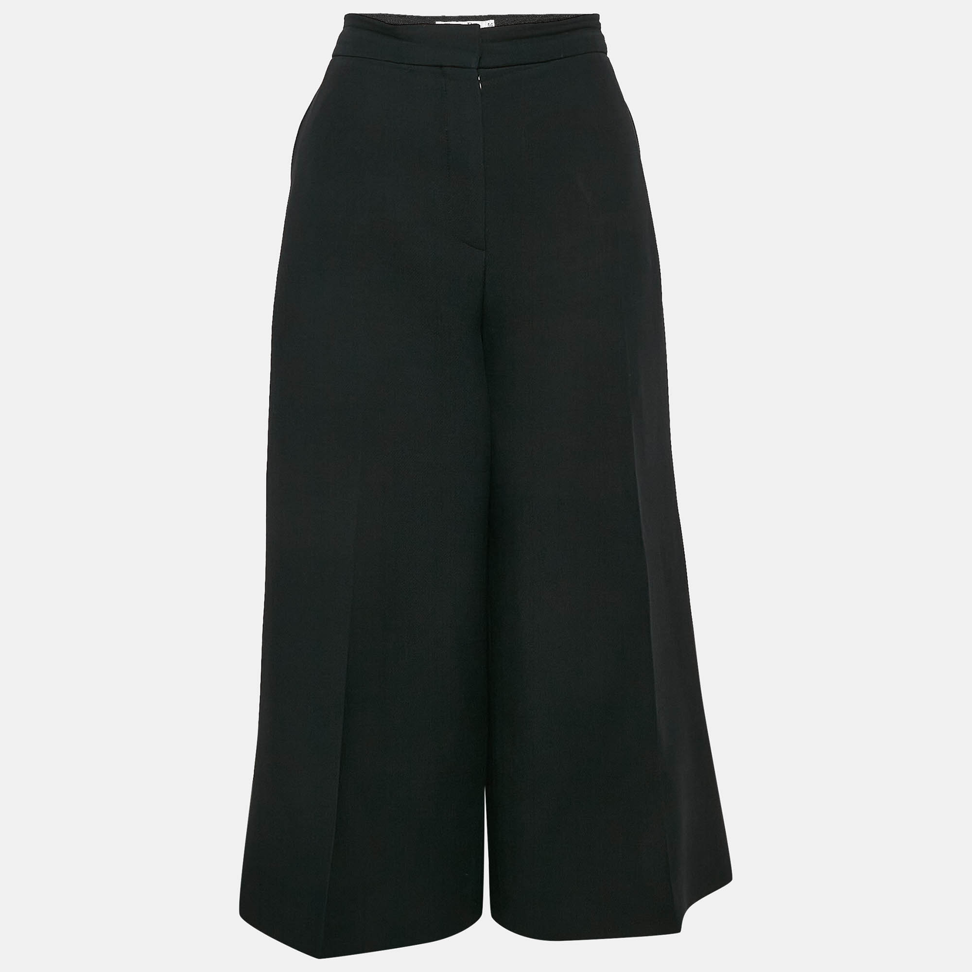 

Dior Black Wool Blend Culotte M