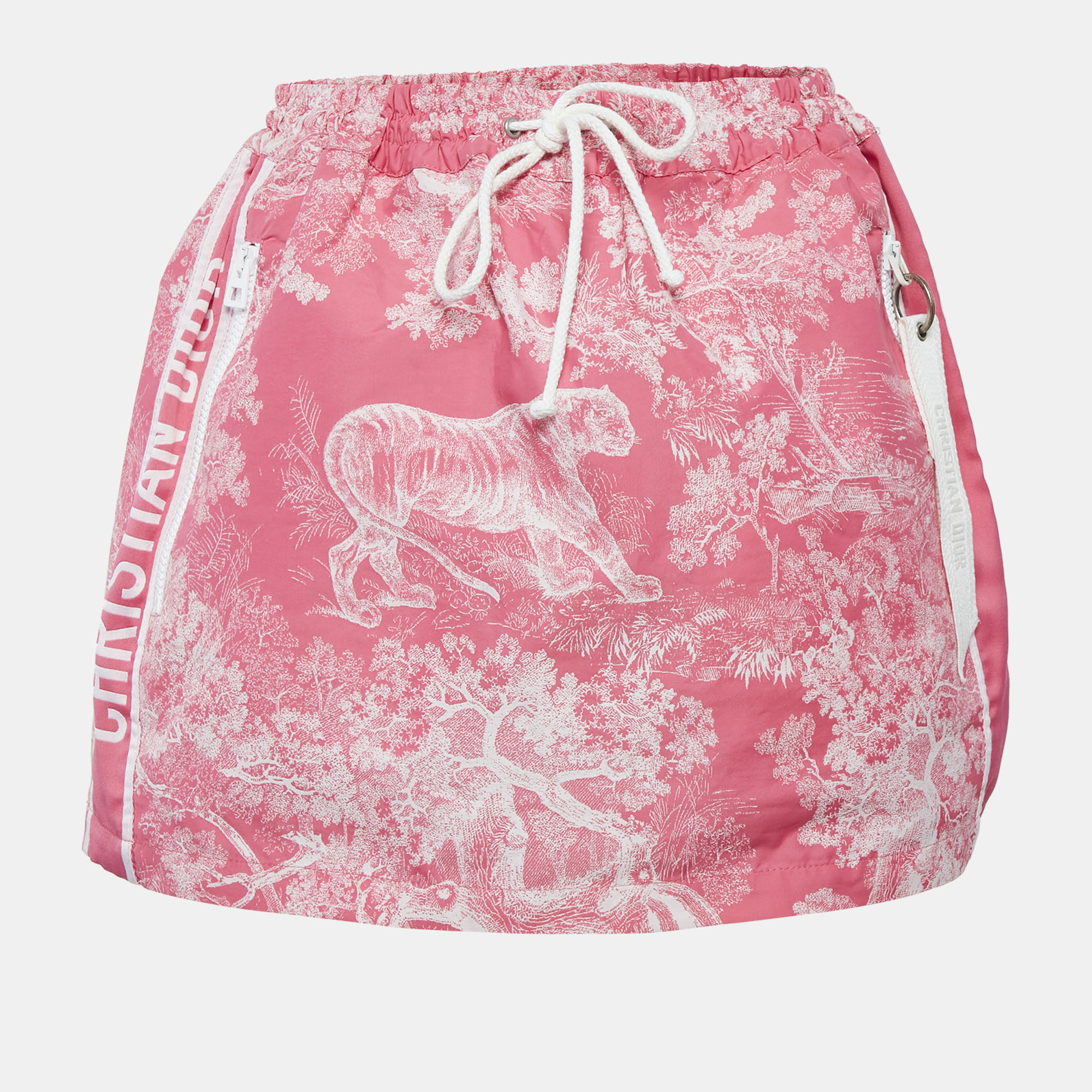 

Dior Pink Toile de Joey Jacquard Mini Skirt M