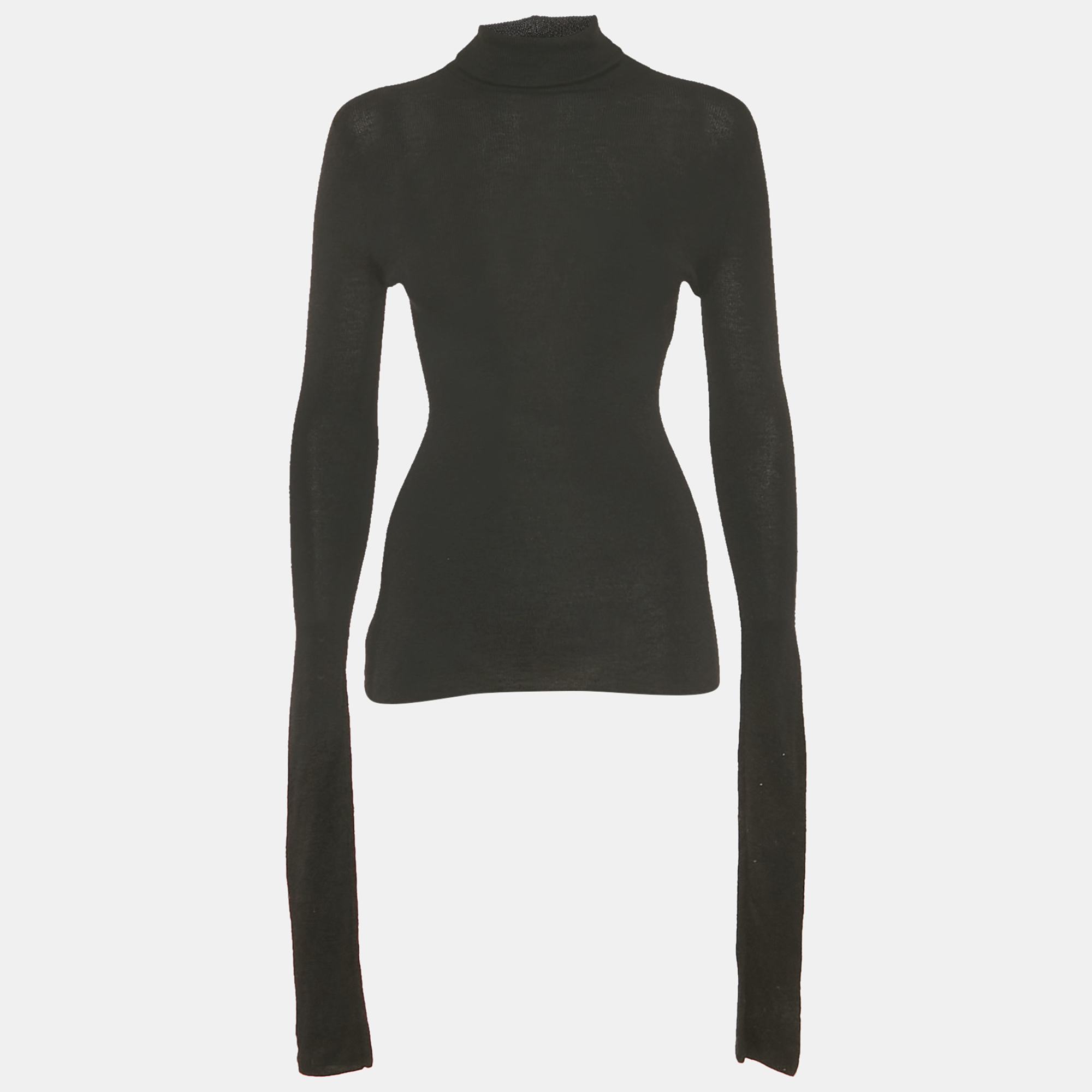 

Dior Black Cashmere Knit Long Sleeve Turtle Neck Sweater S