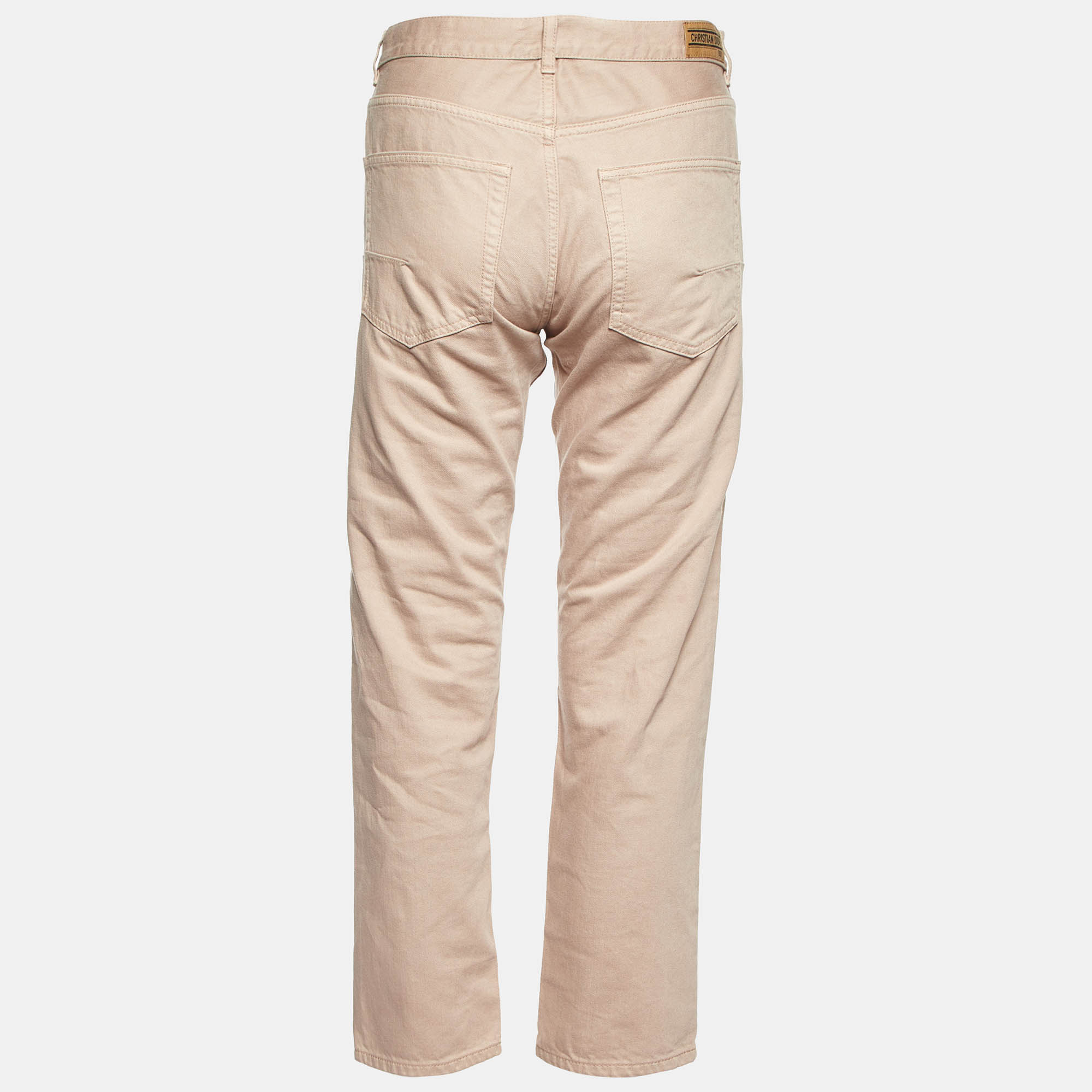 Dior Dusty Pink Denim Straight Fit Jeans S/Waist 31