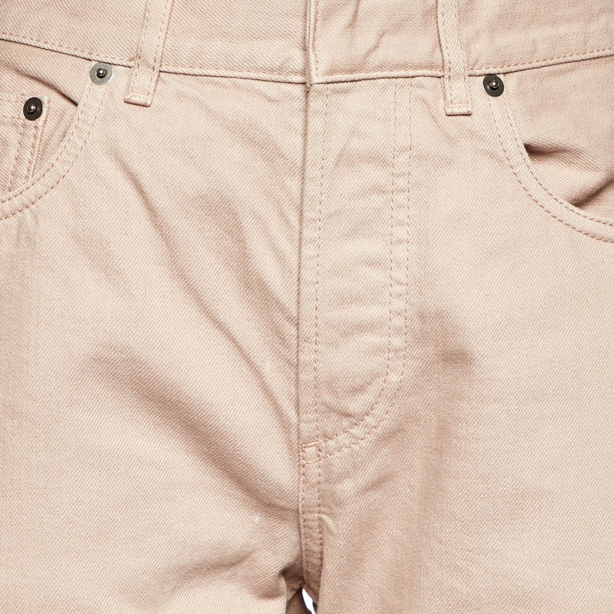 Dior Dusty Pink Denim Straight Fit Jeans S/Waist 31