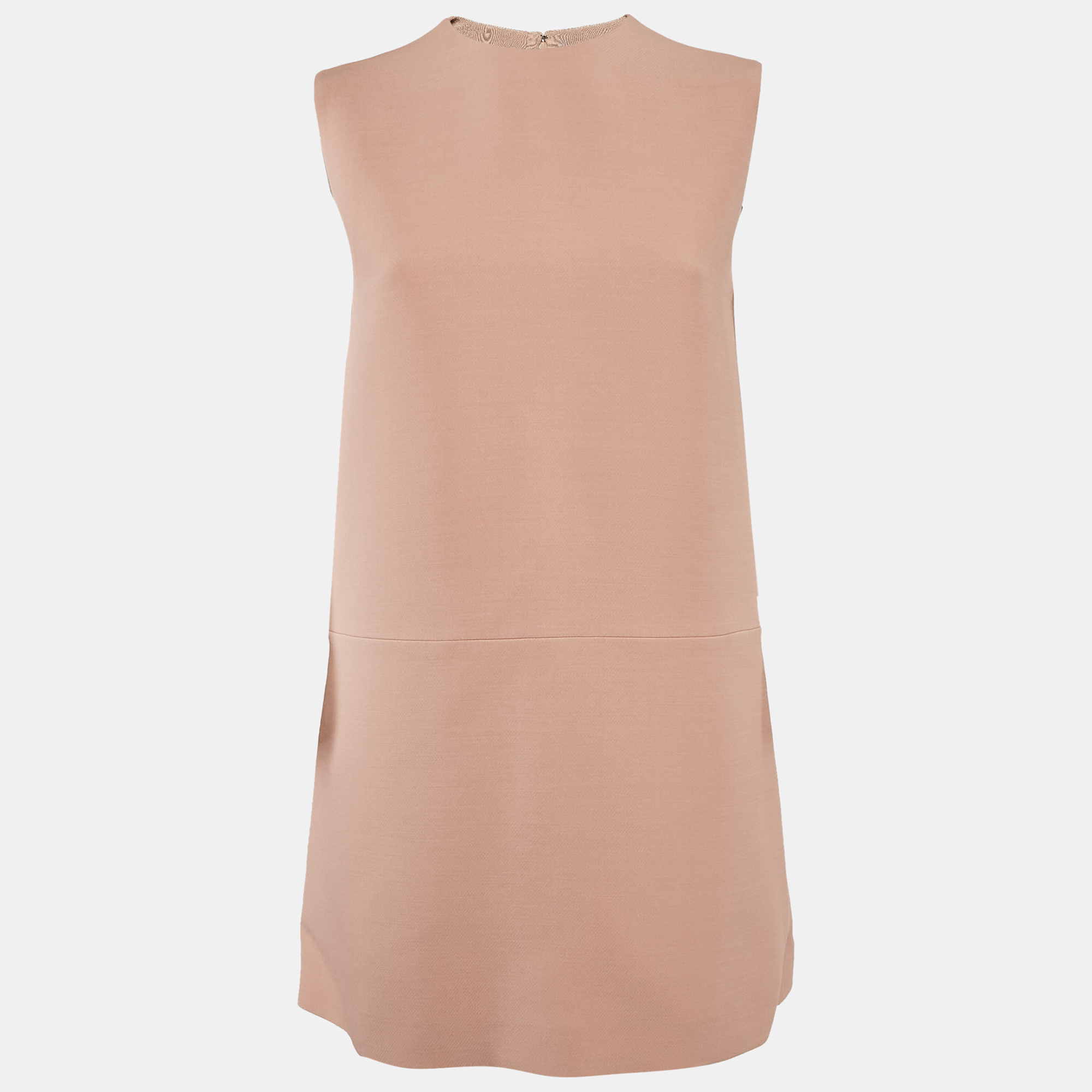 

Dior Pink Wool Sleeveless Mini Dress S