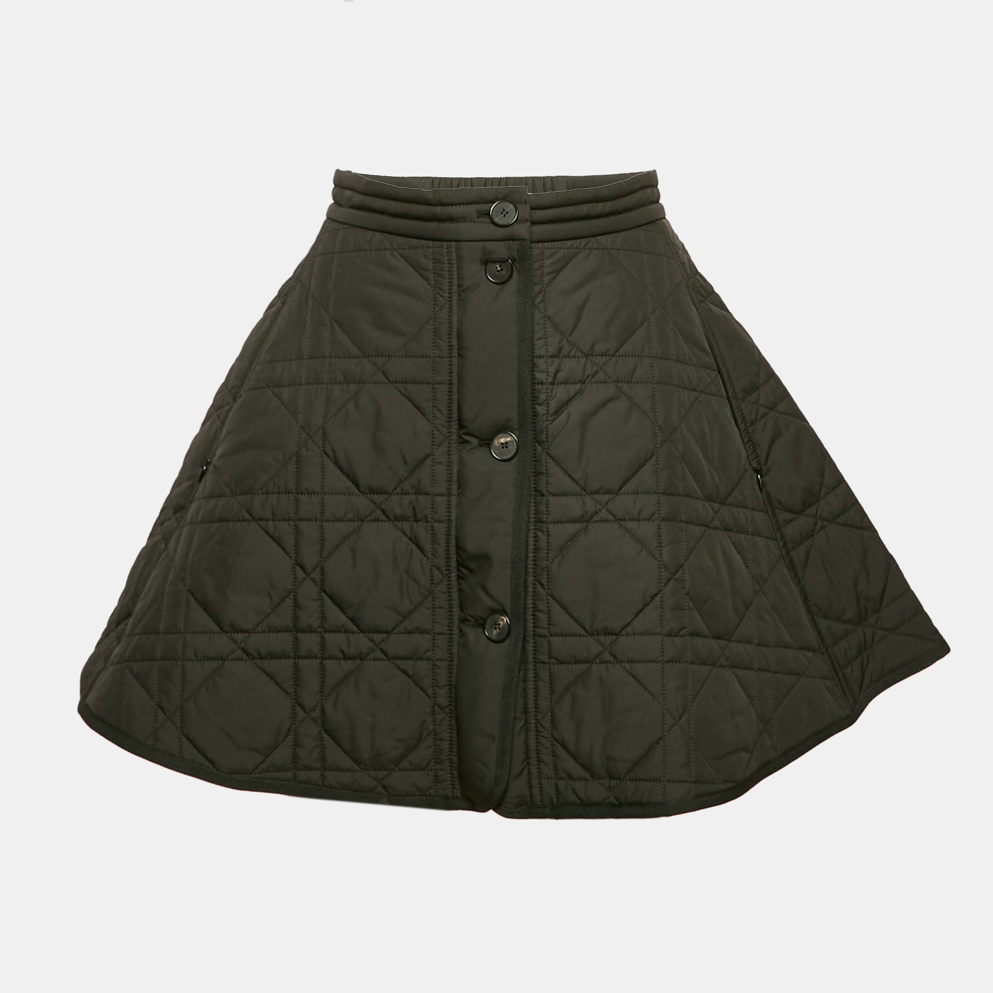

Christian Dior Black Macrocannage Mini Skirt S