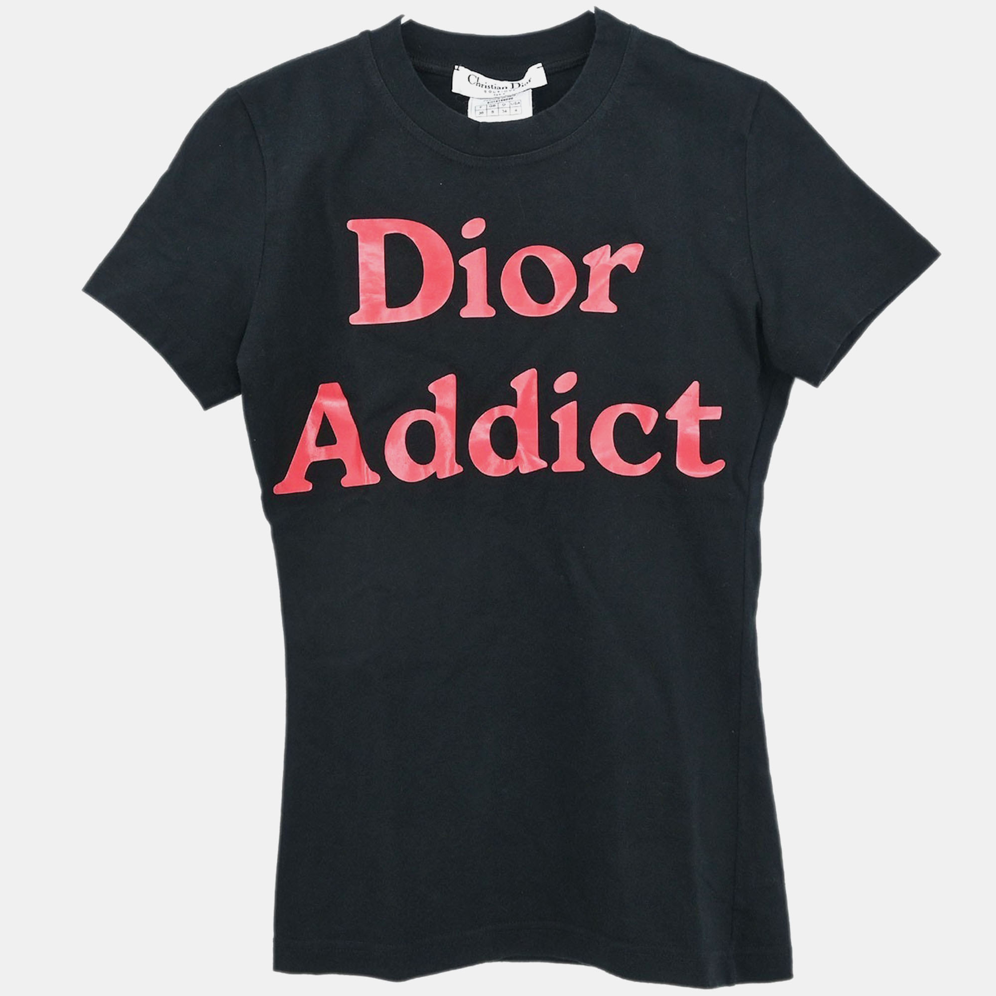 Christian Dior Black Short Sleeve T-shirt Size Small