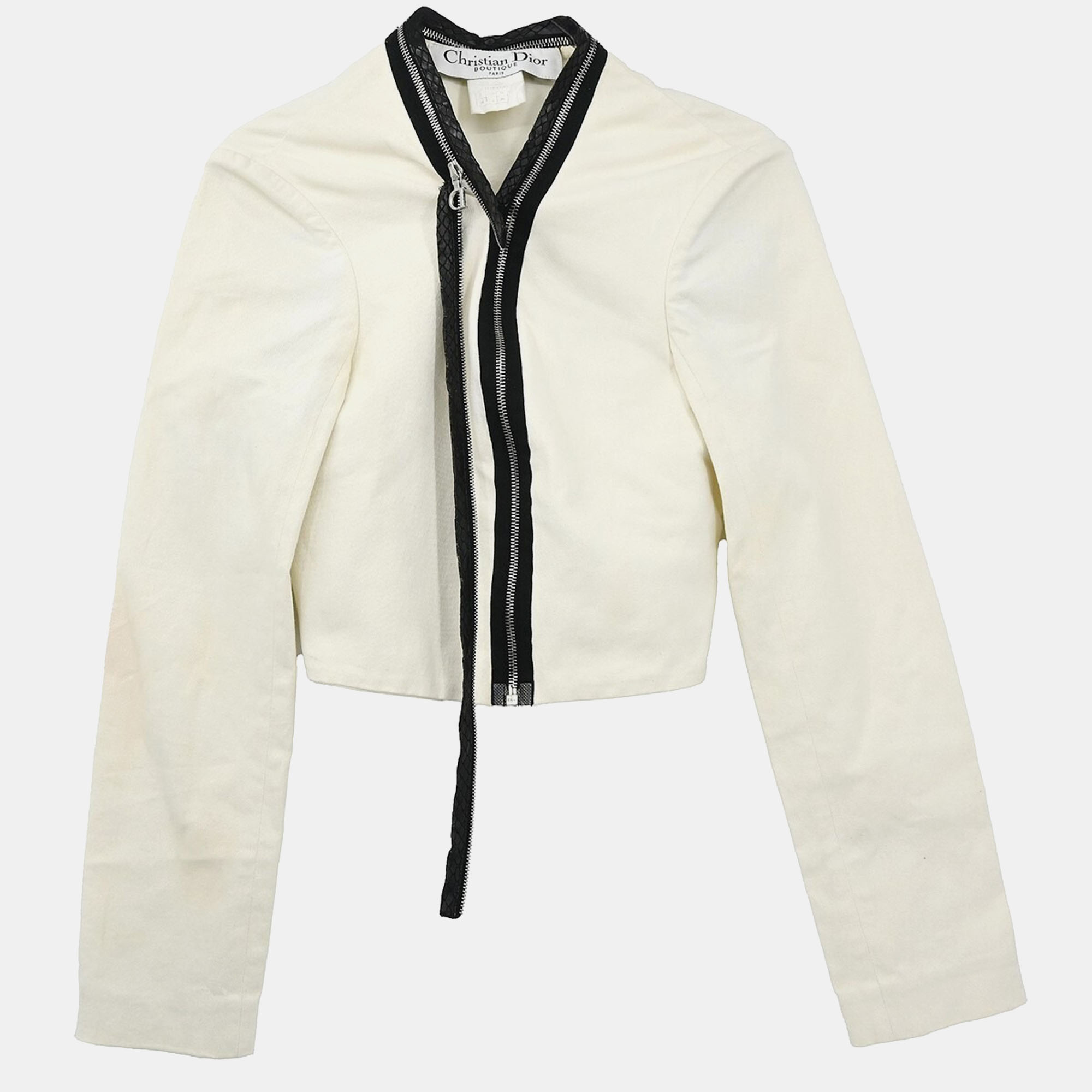 

Christian Dior Zip Up Jacket White, Black