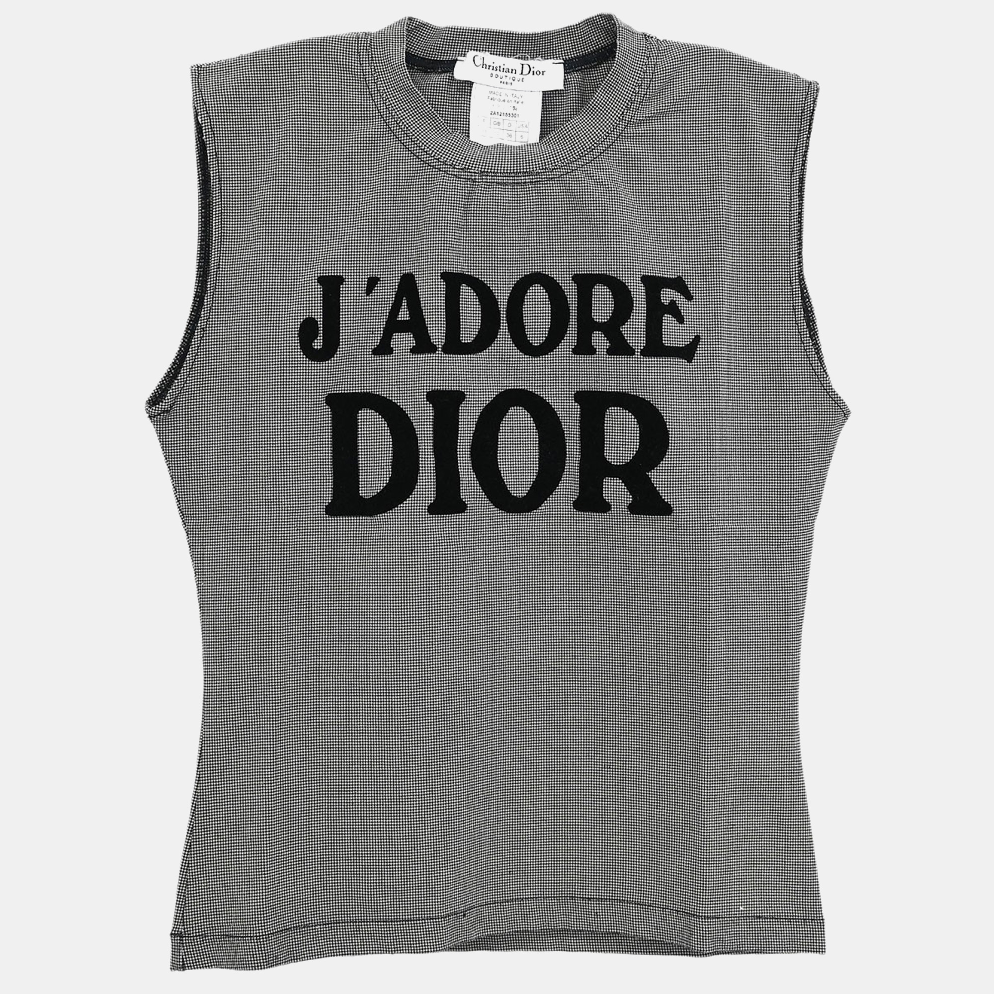 

Christian Dior Sleeveless Tank Top Gray S, Grey