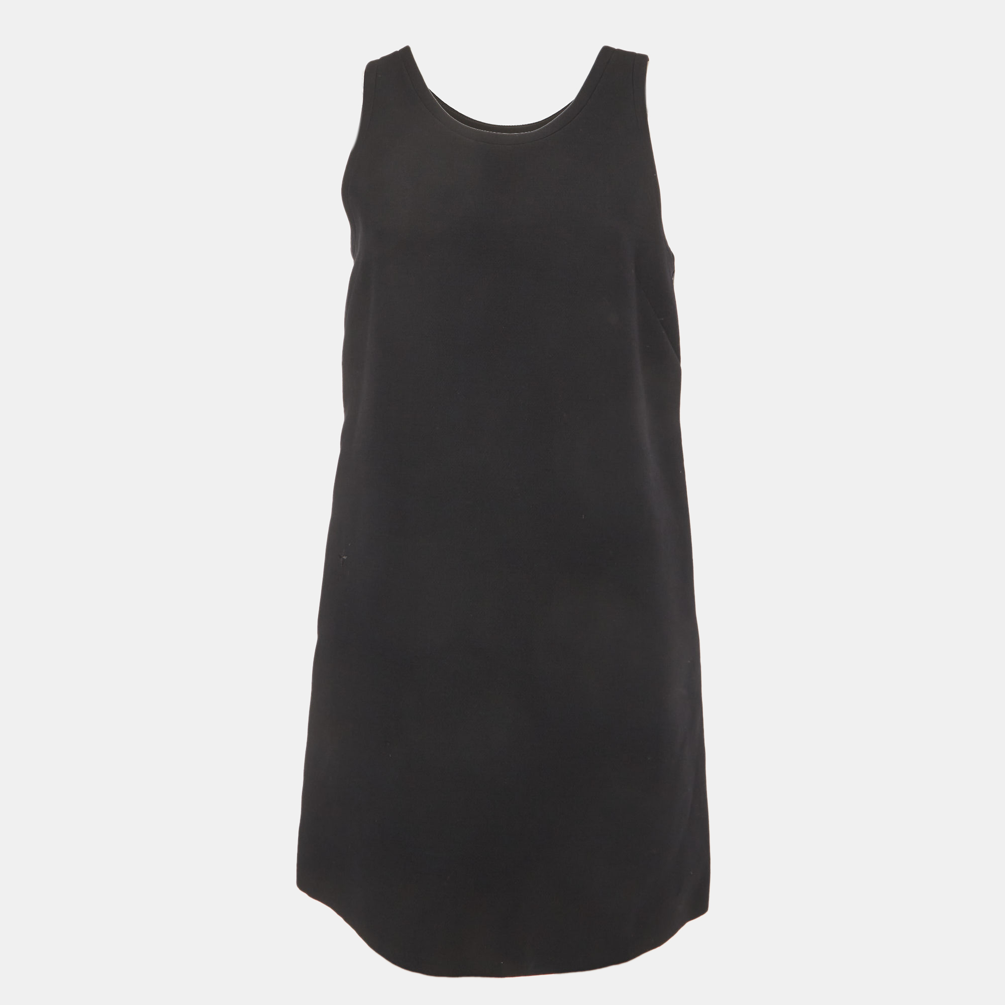

Dior Black Wool Blend A-Line Mini Dress L