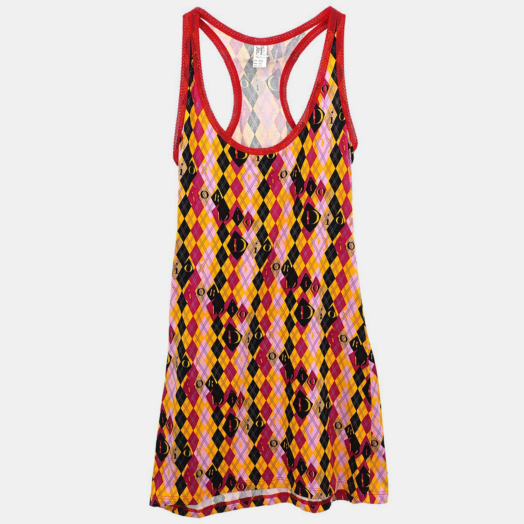 

Christian Dior Tank Dress Pink HGLL16000 #38, Multicolor