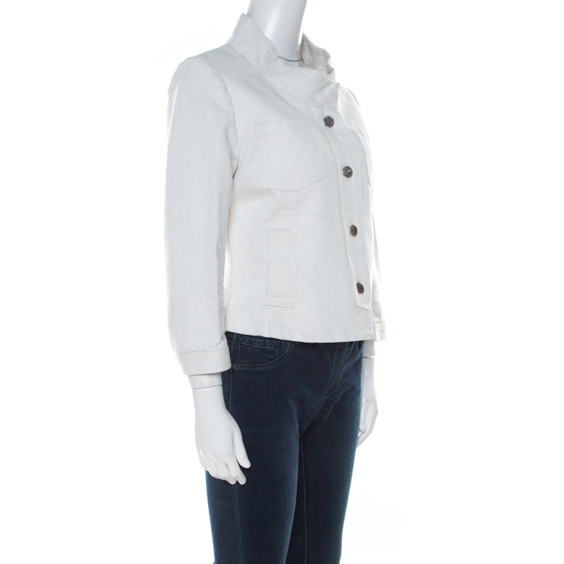 

Dior Boutique White Cropped Denim Jacket