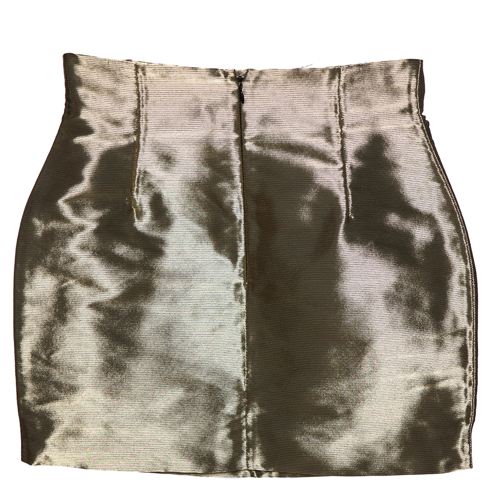 

Dior Gold Lurex Mini Skirt