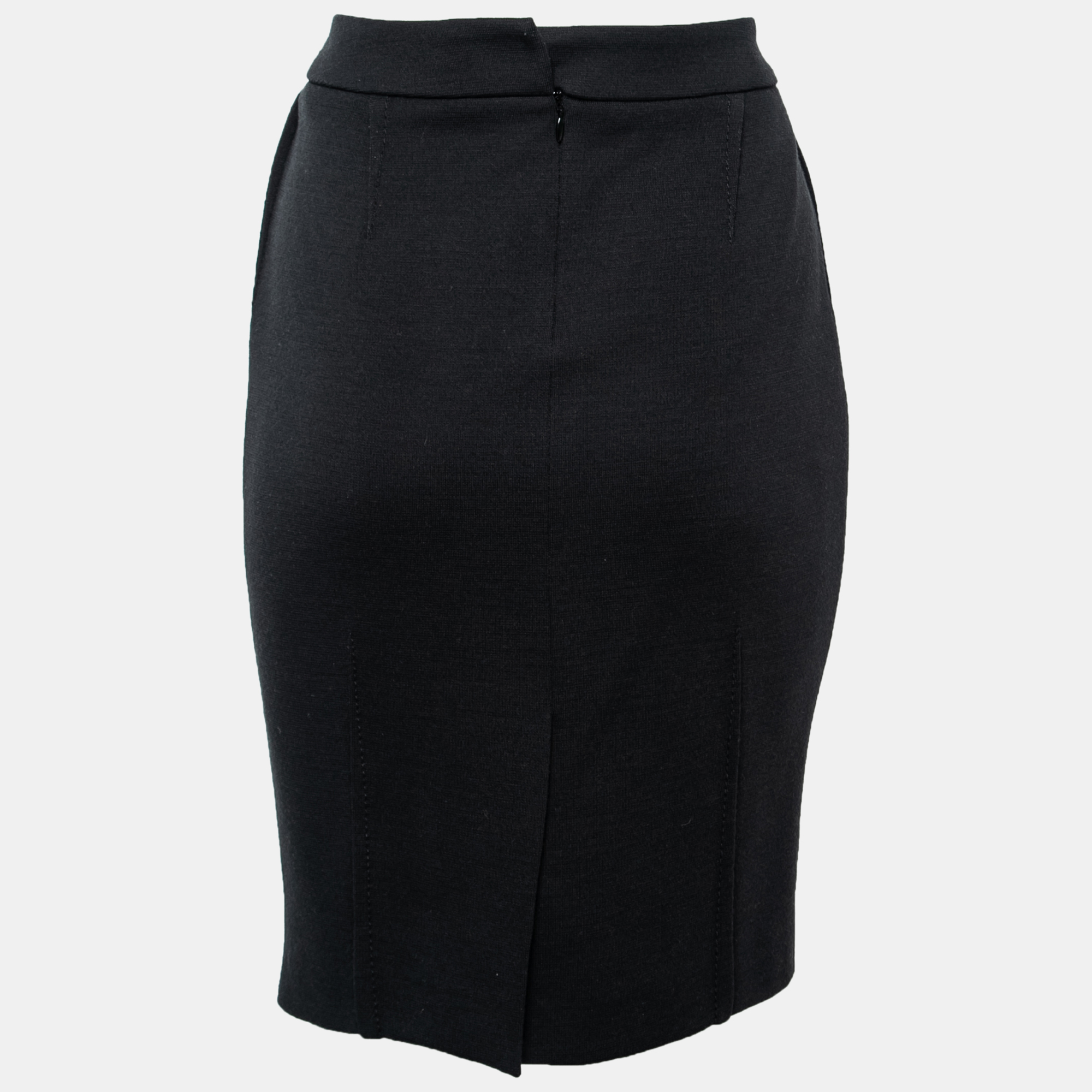 

Dior Black Wool Pencil Skirt