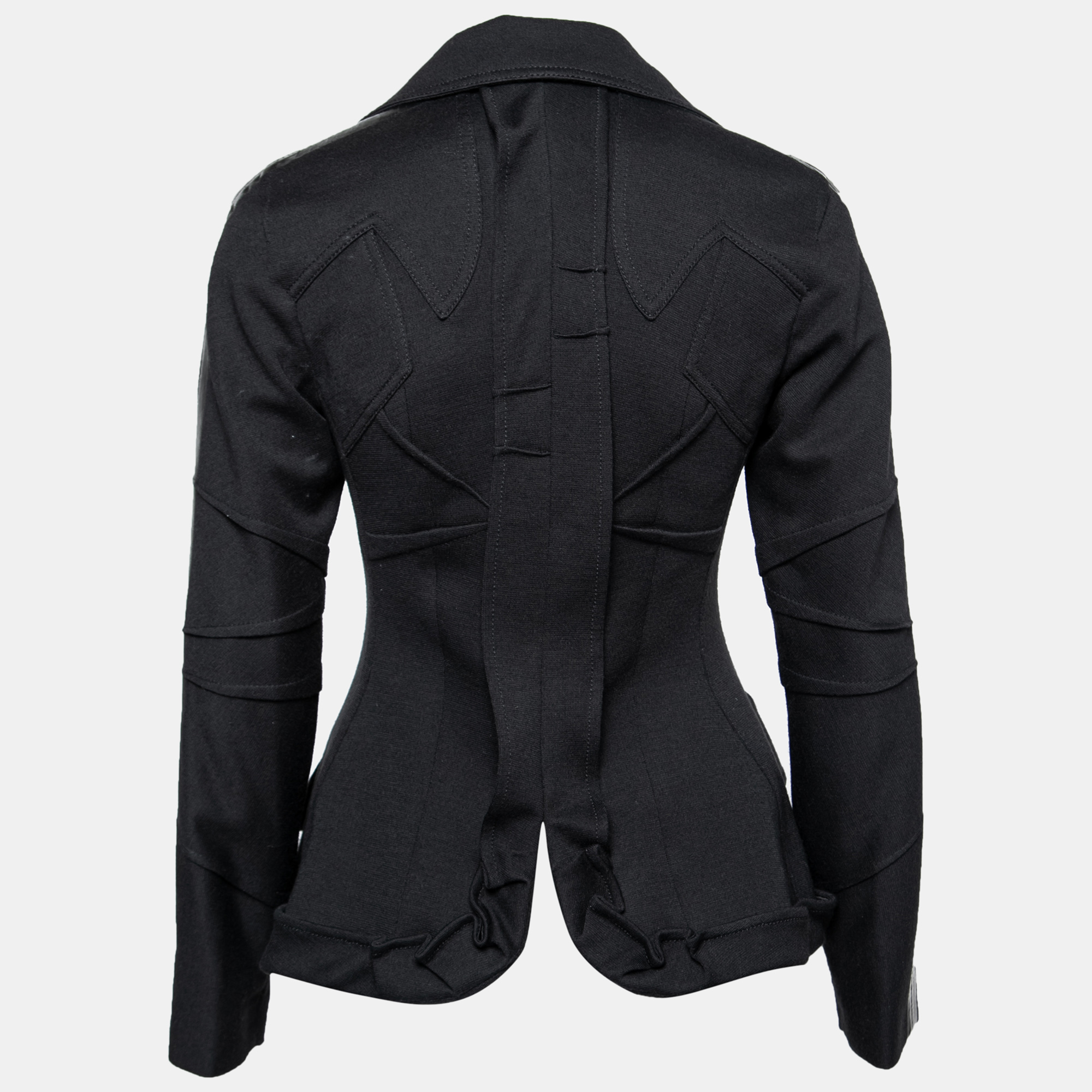 

Dior Black Wool Flared Long Sleeve Jacket