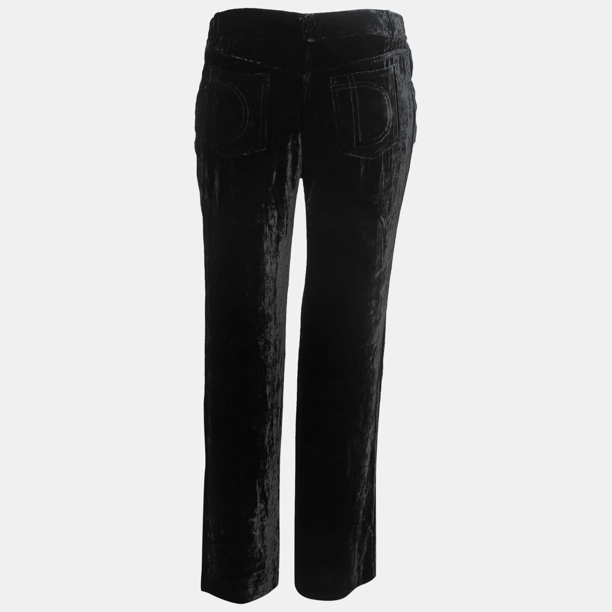 

Christian Dior Boutique Vintage Black Velvet Trousers