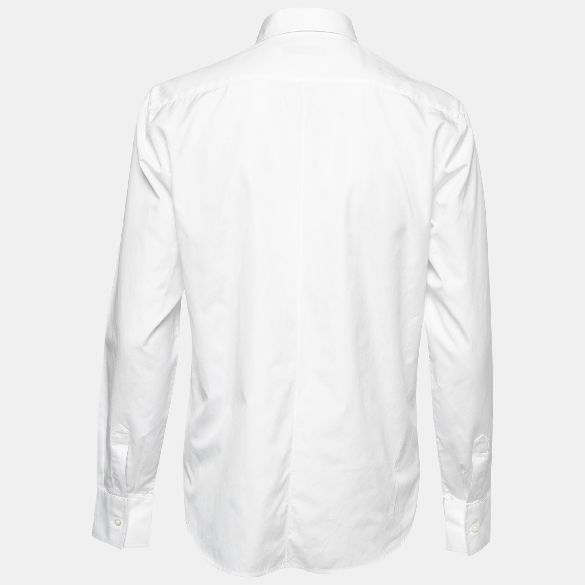 

Dior White Cotton Button Front Shirt