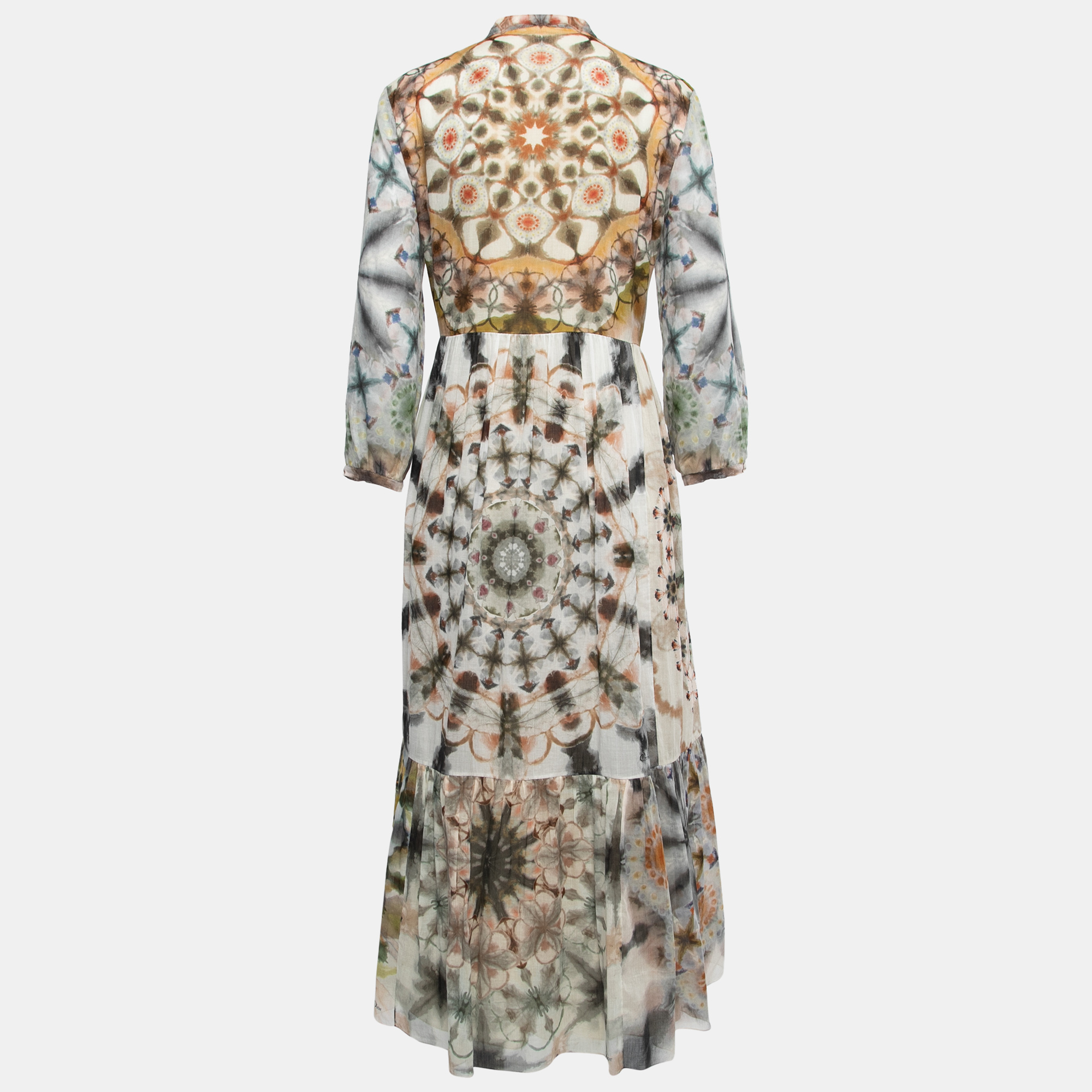 

Christian Dior Multicolor Kaleidoscope Printed Cotton Maxi Dress