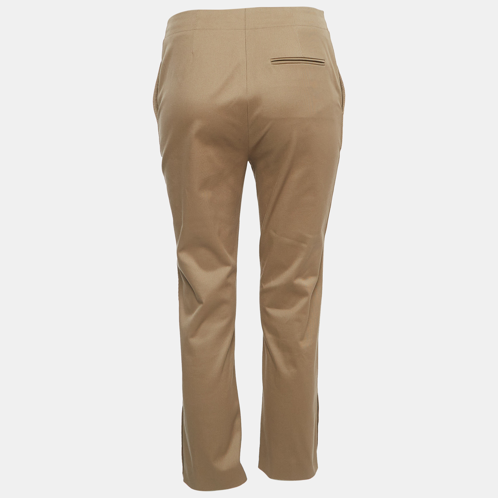 

Dior Brown Cotton Twill Fitted Trousers